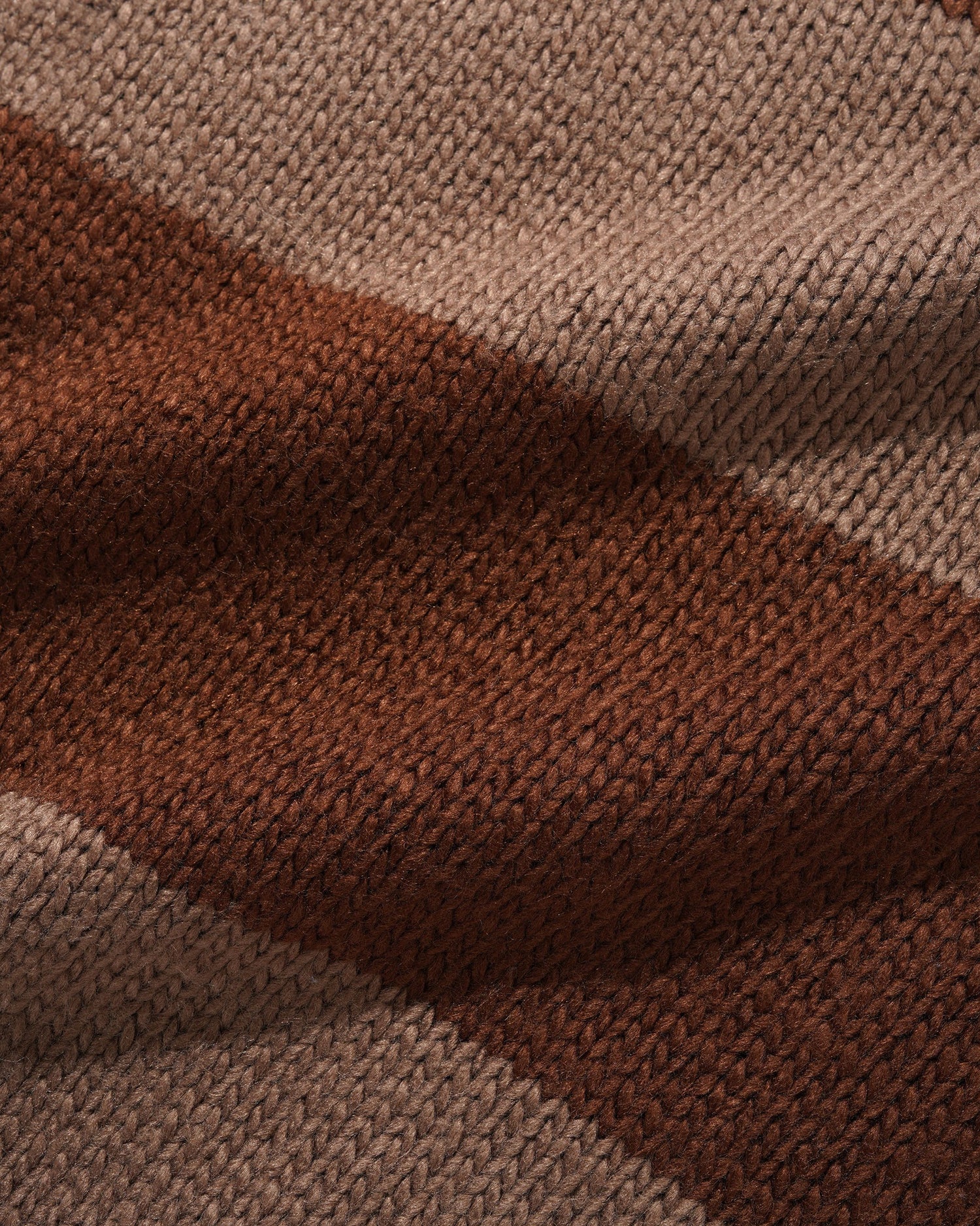 Jive Stripe Knit Sweater, Chocolate