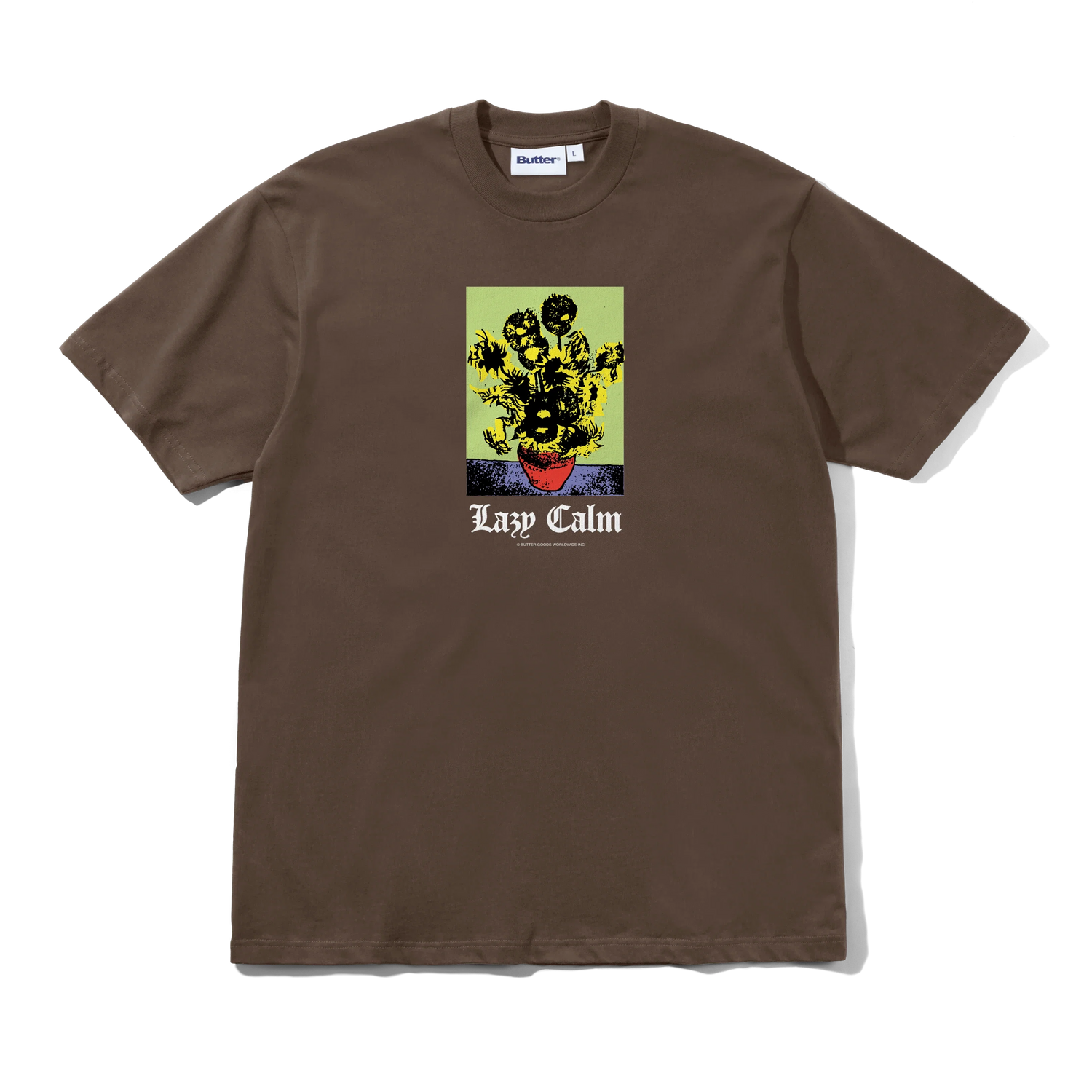 Lazy Calm Tee, Brown