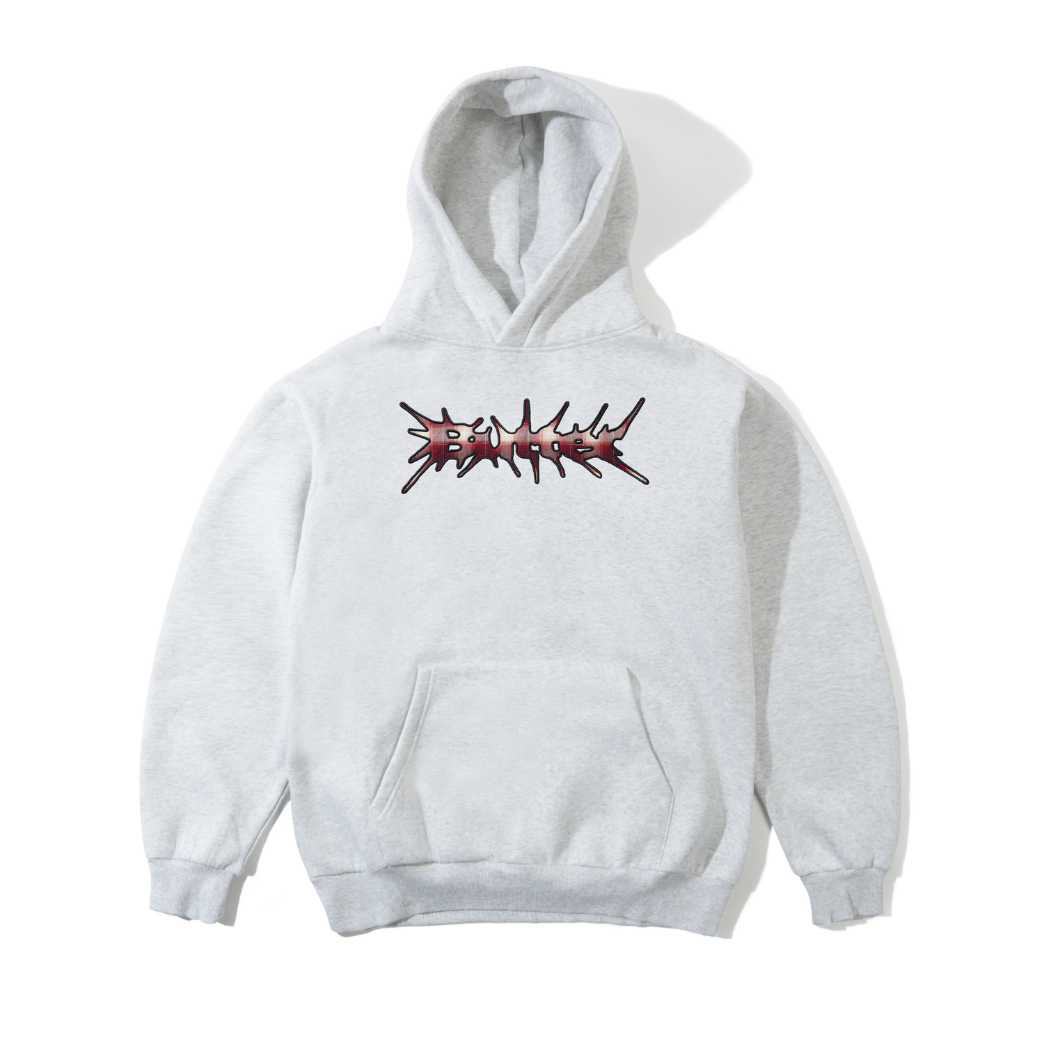 Nail Applique Pullover Hood, Ash