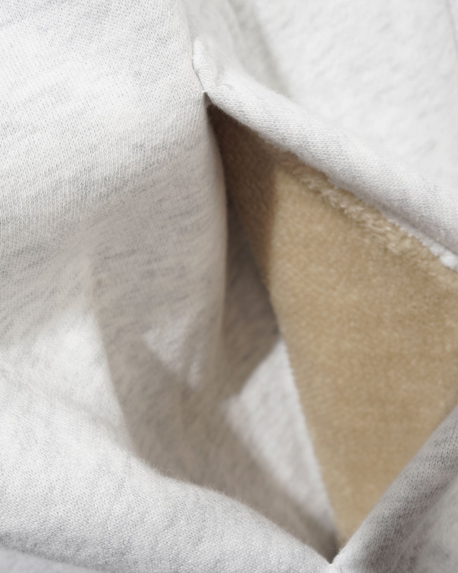 Pile Lined Zip-Thru Hood, Ash