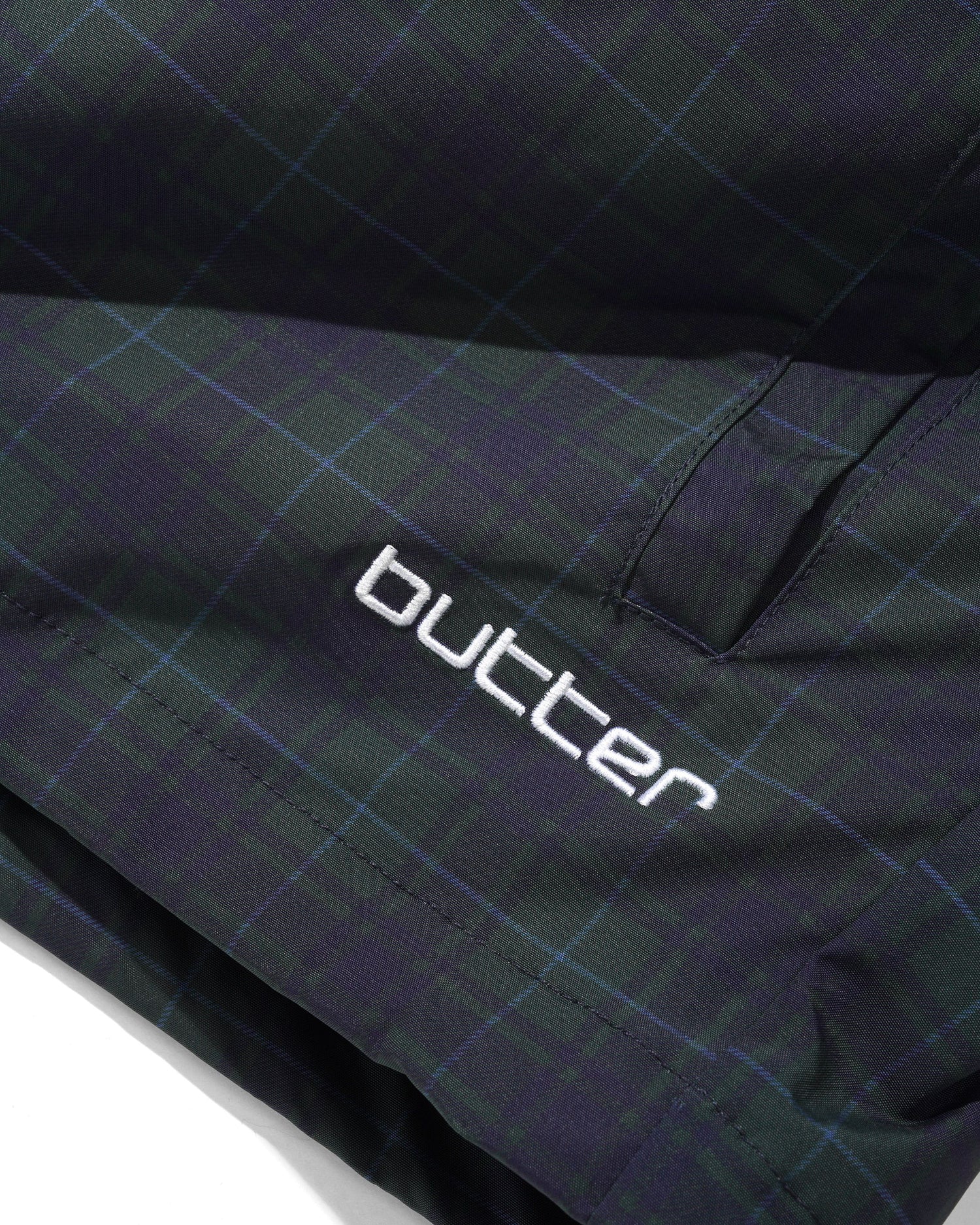Plaid Nylon Jacket, Forest