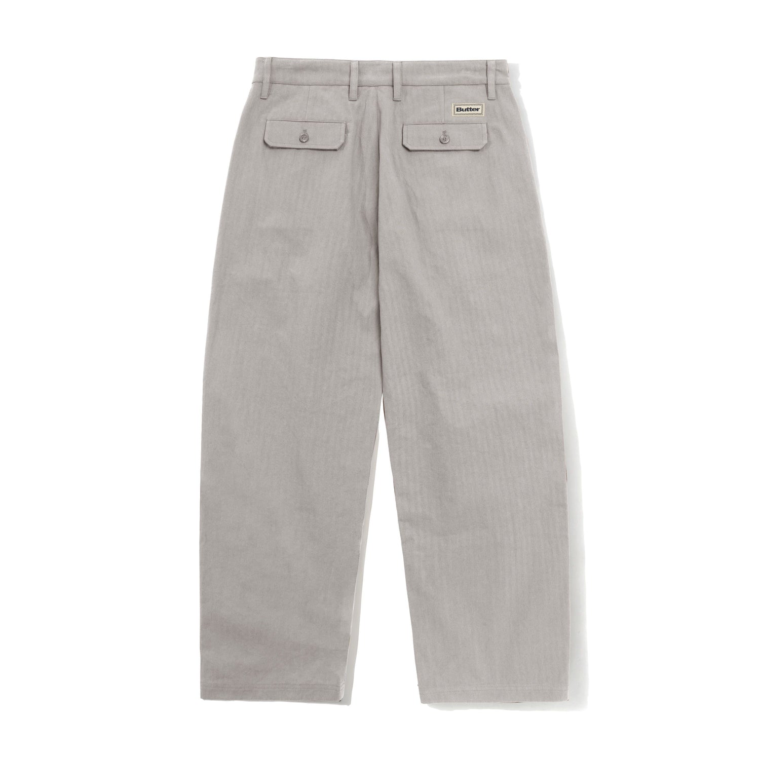Pleated Trousers, Washed Light Grey