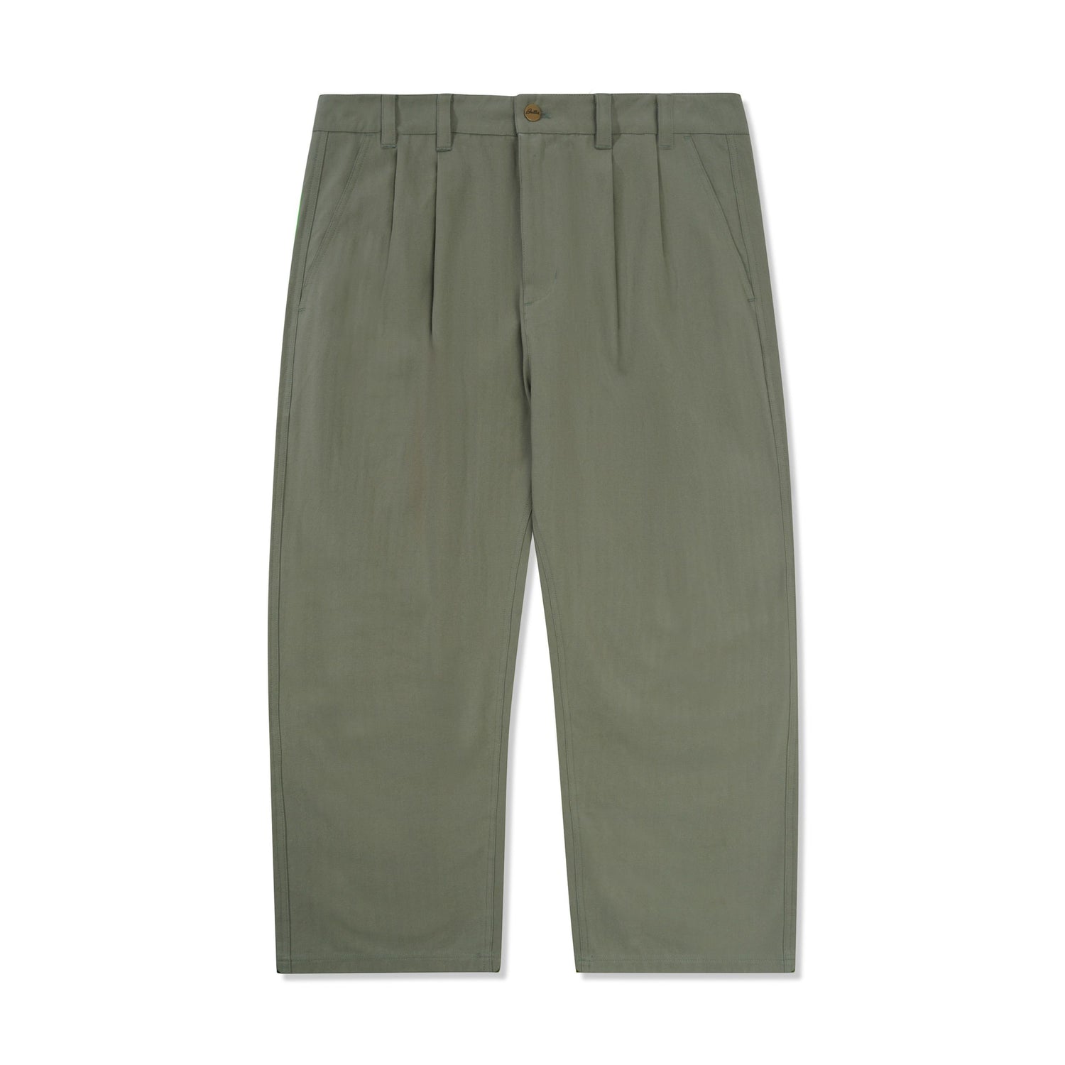 Pleated Trousers, Moss