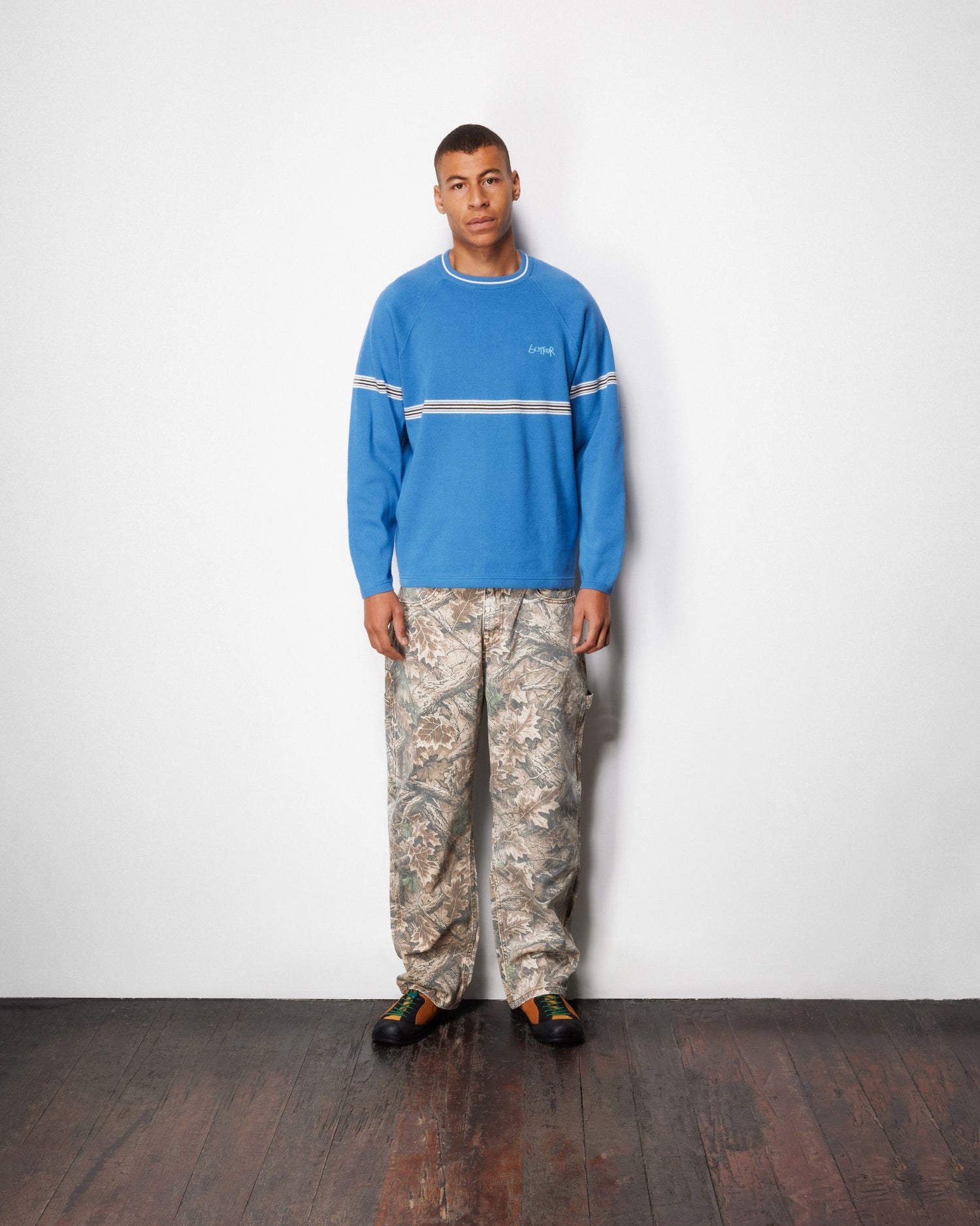 Pier Knit Sweater, Pacific