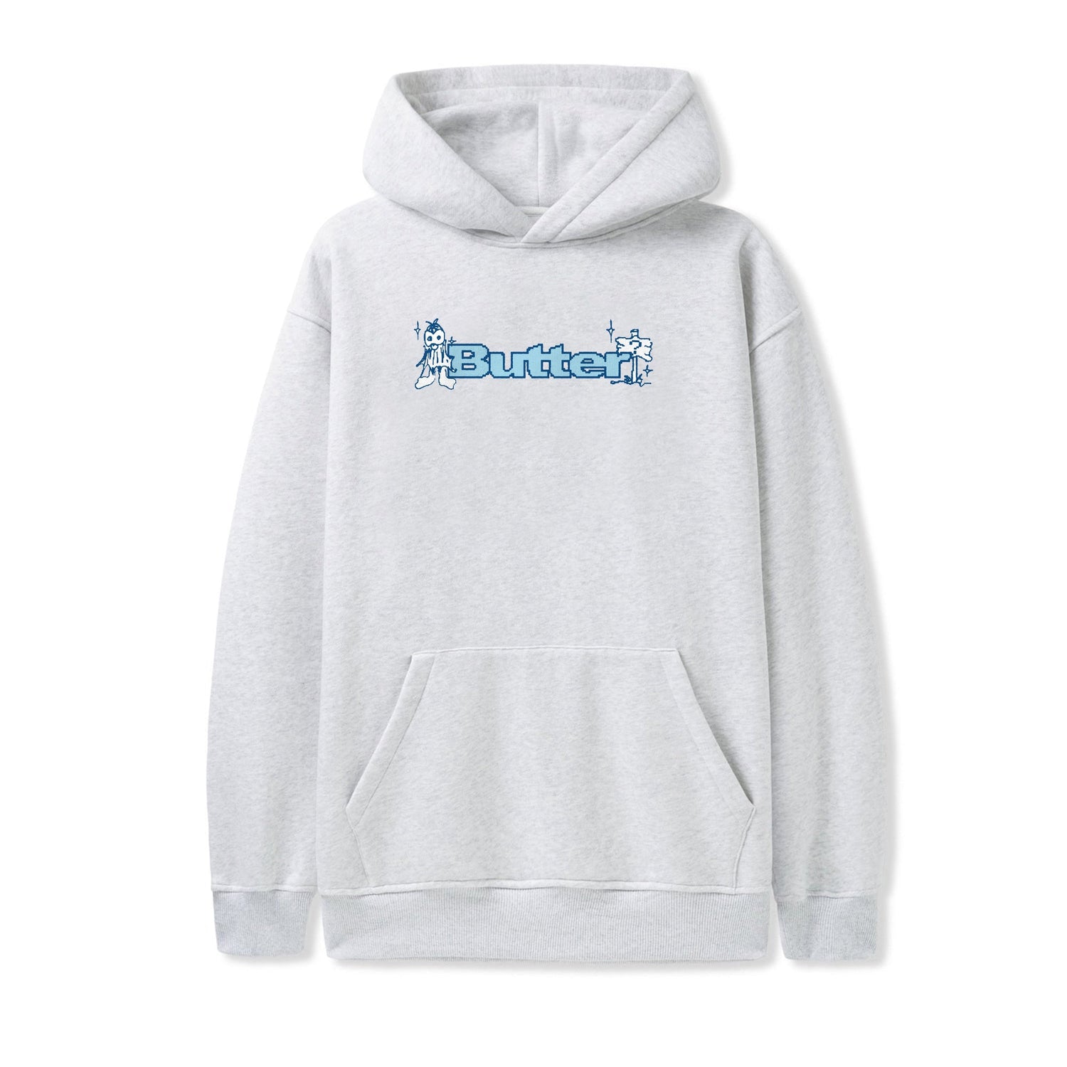 Quest Logo Pullover Hood, Ash