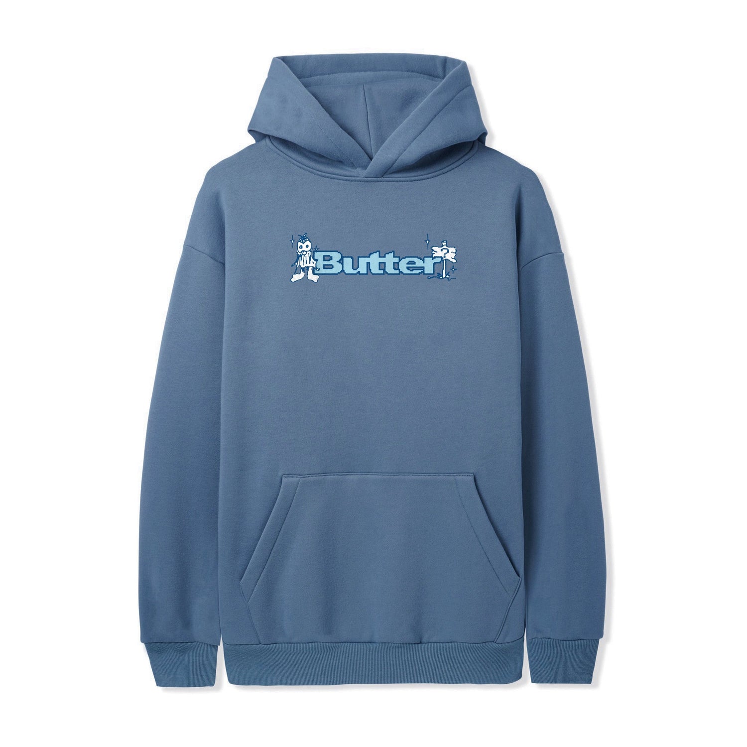 Quest Logo Pullover Hood, Slate