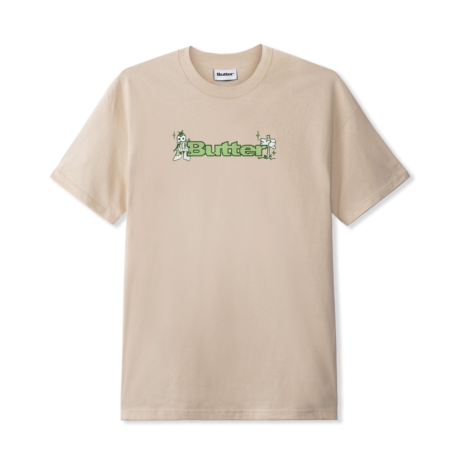 Quest Logo Tee, Sand