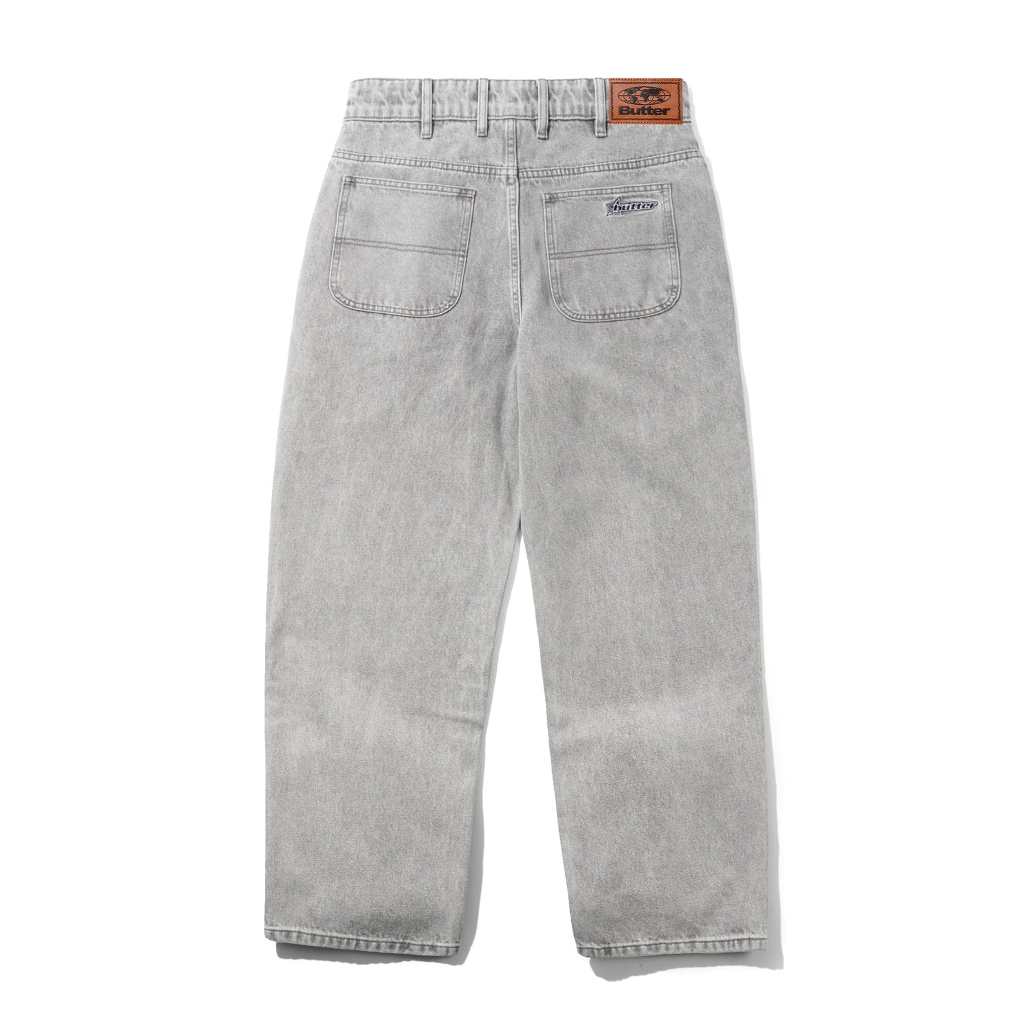 Racer Denim Jeans, Grey Wash