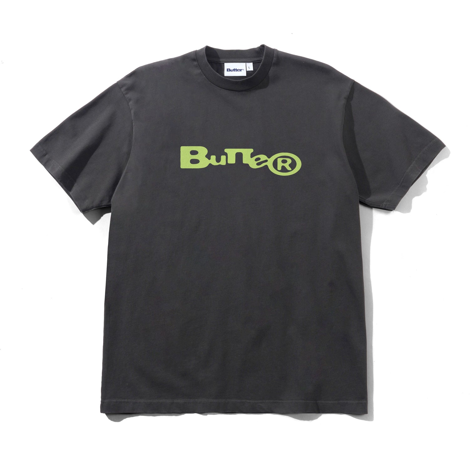 Registered Tee, Washed Black