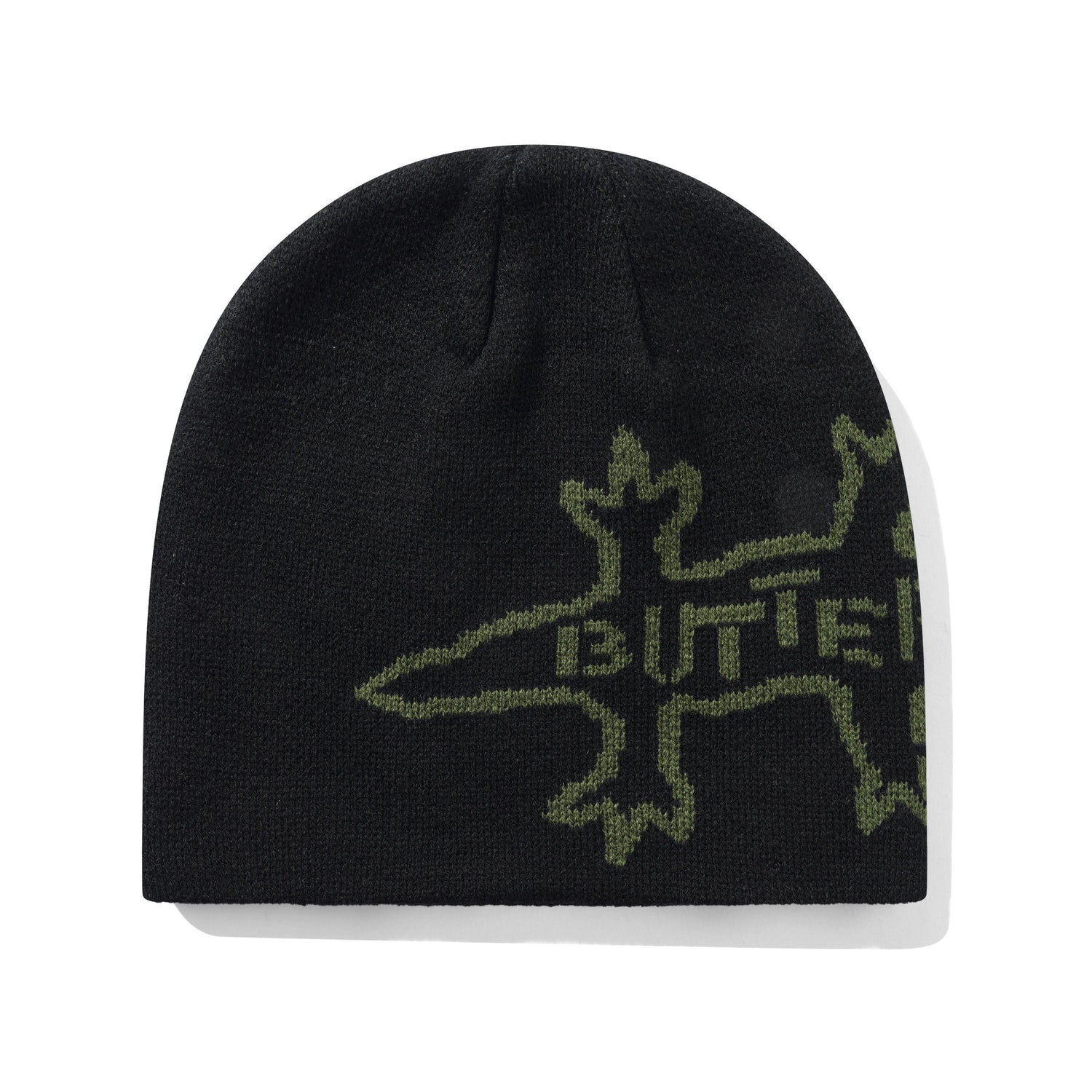 Reptile Skully Beanie, Black