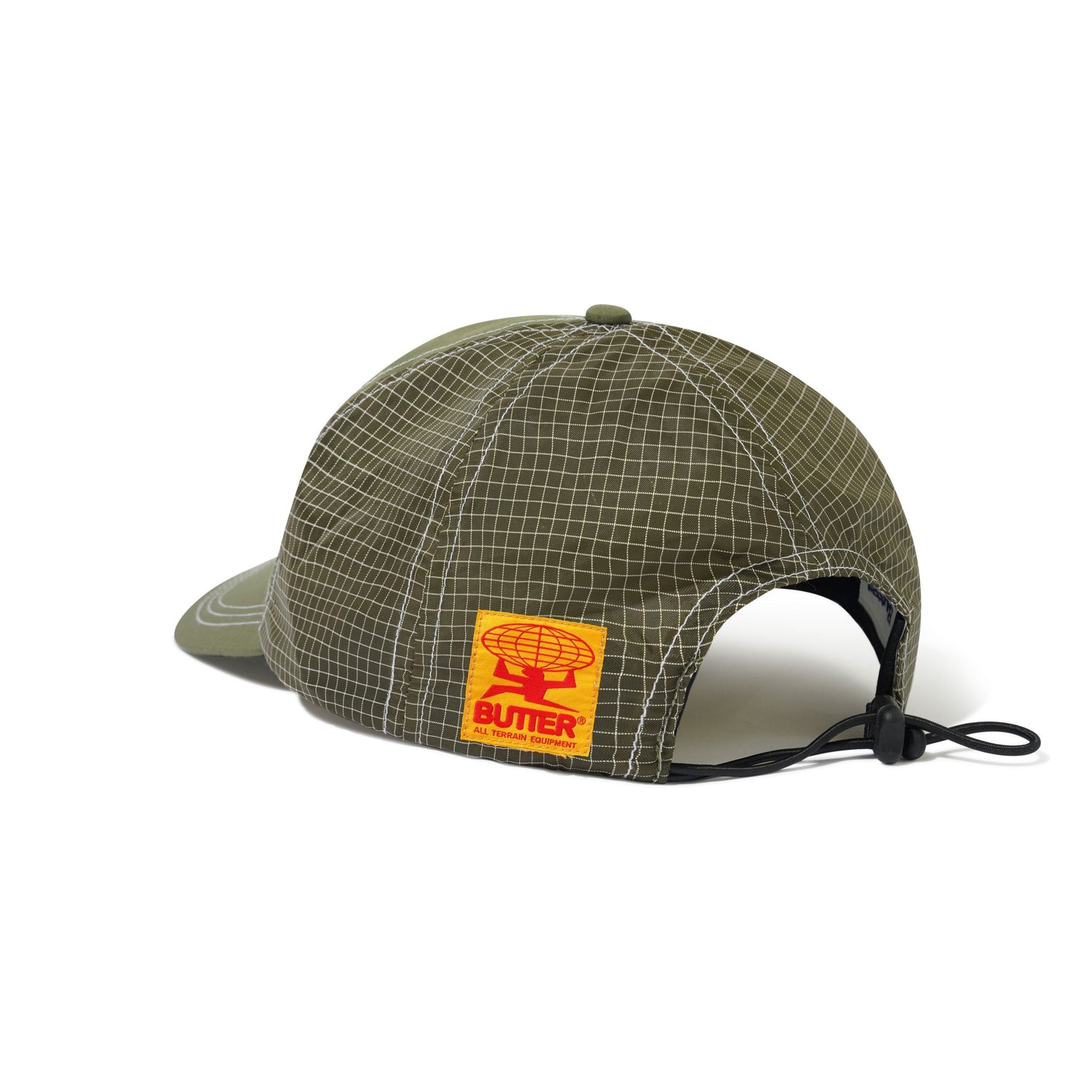 Nylon Ripstop 6 Panel Cap, Army