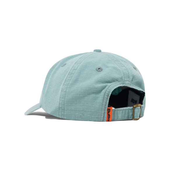 Ripstop Rounded Logo 6 Panel Cap, Washed Ice – Butter Goods UK