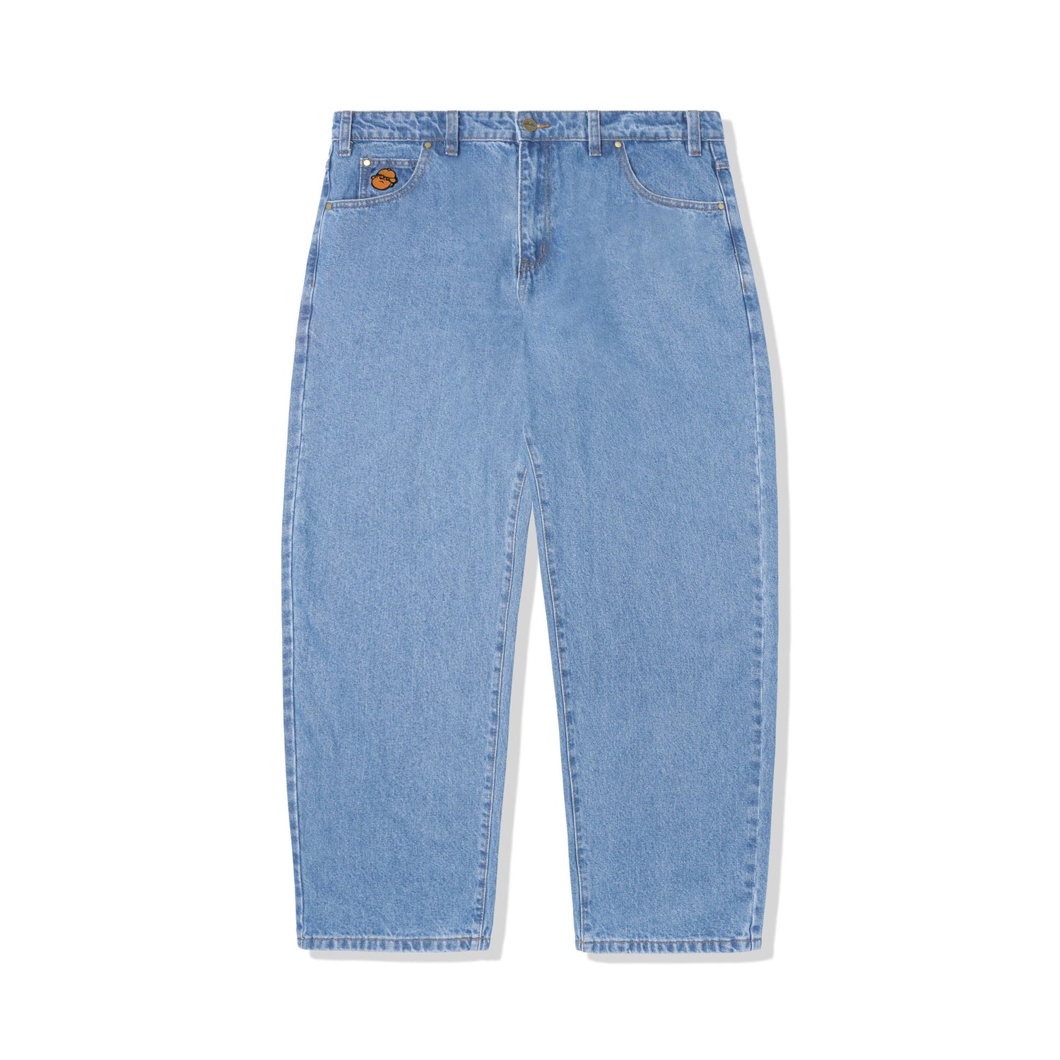 Santosuosso Denim Jeans, Washed Indigo