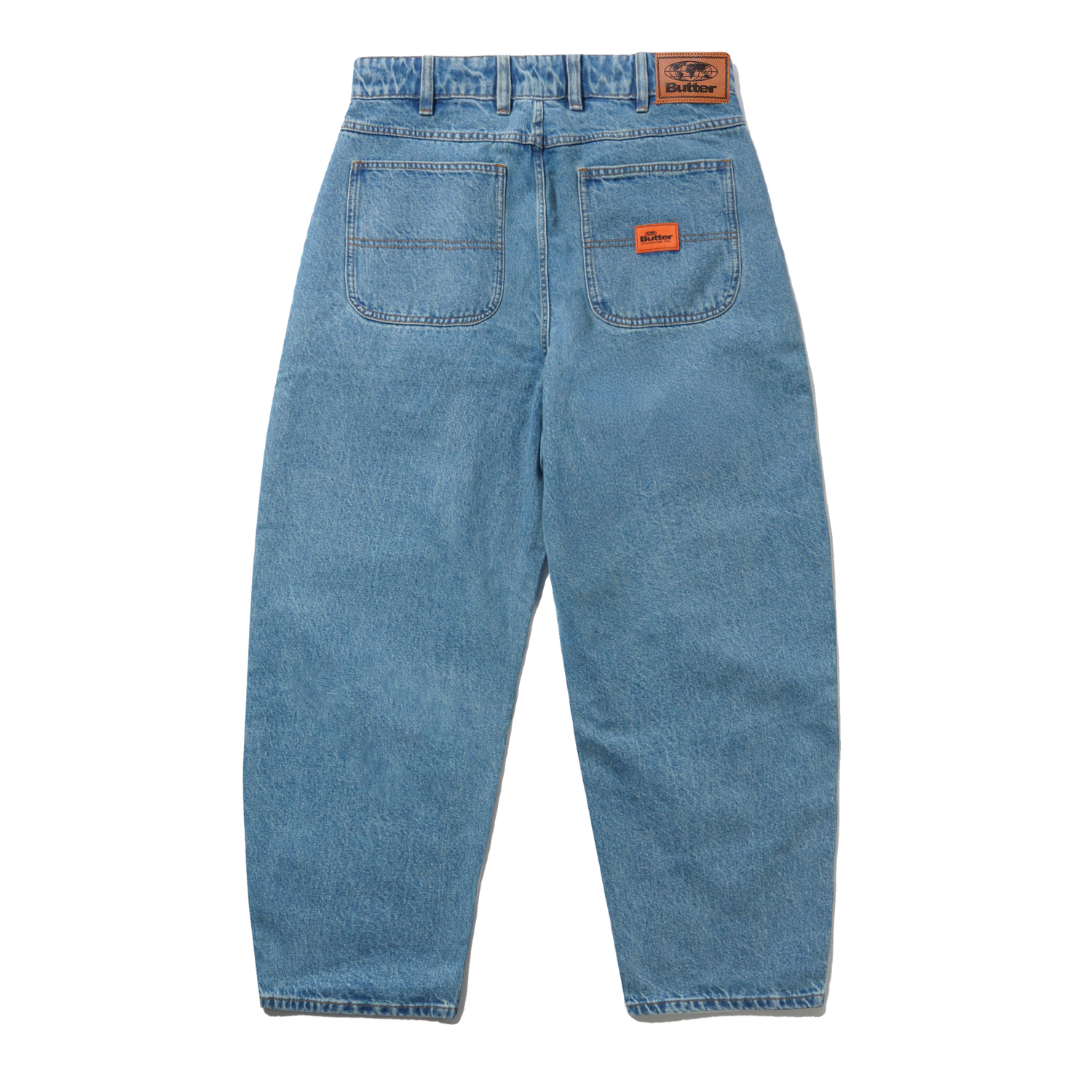 Santosuosso Denim Jeans, Distressed Indigo