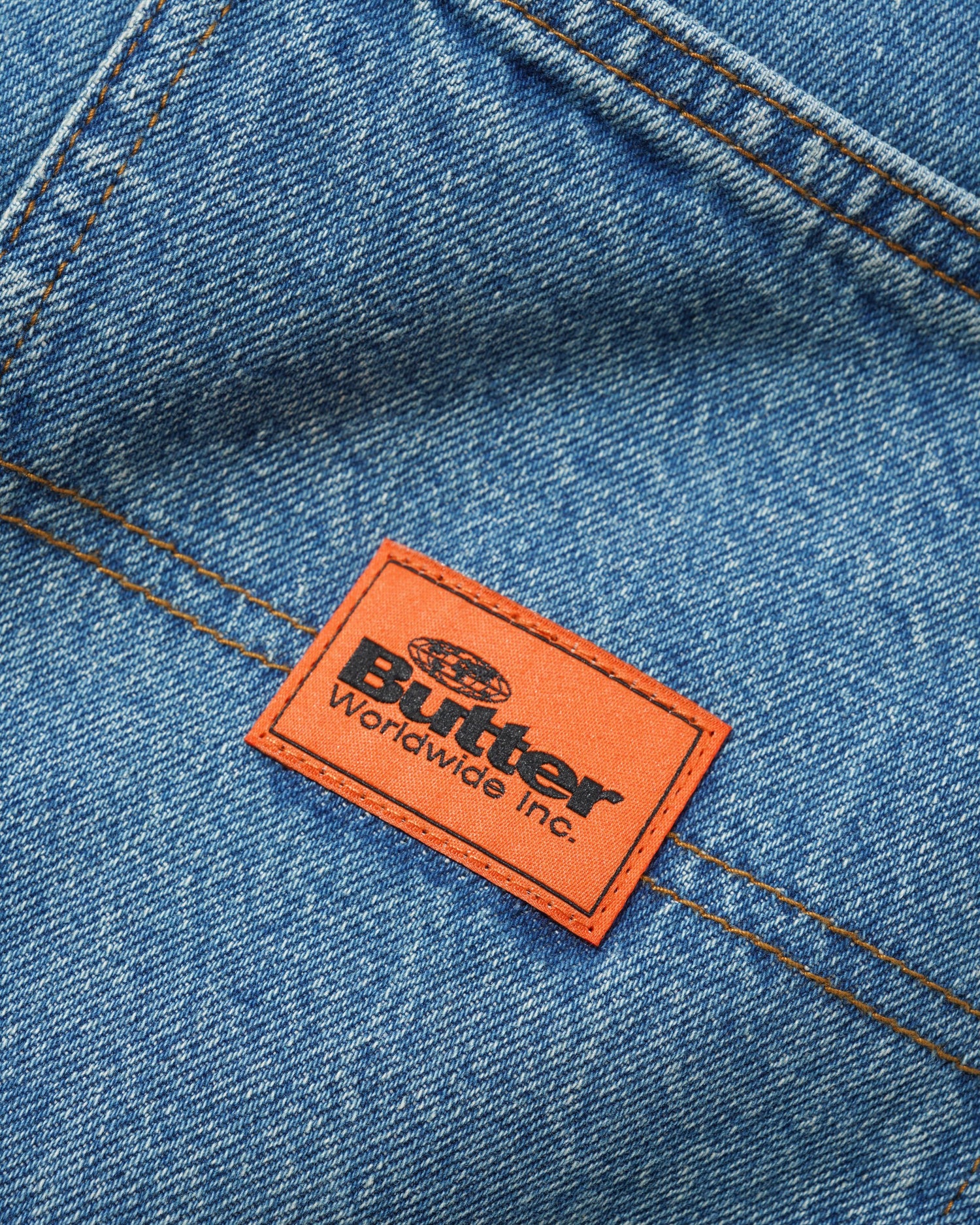 Santosuosso Denim Jeans, Distressed Indigo