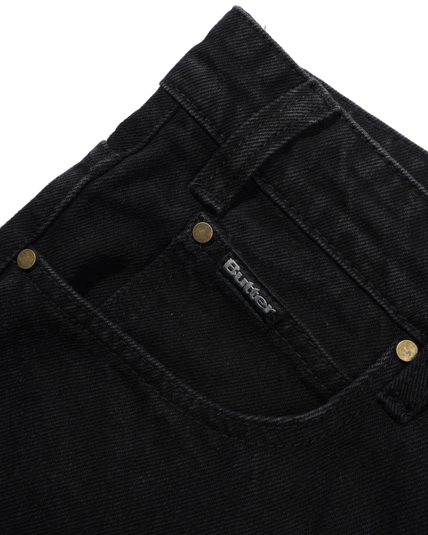 Santosuosso Denim Jeans, Flat Black