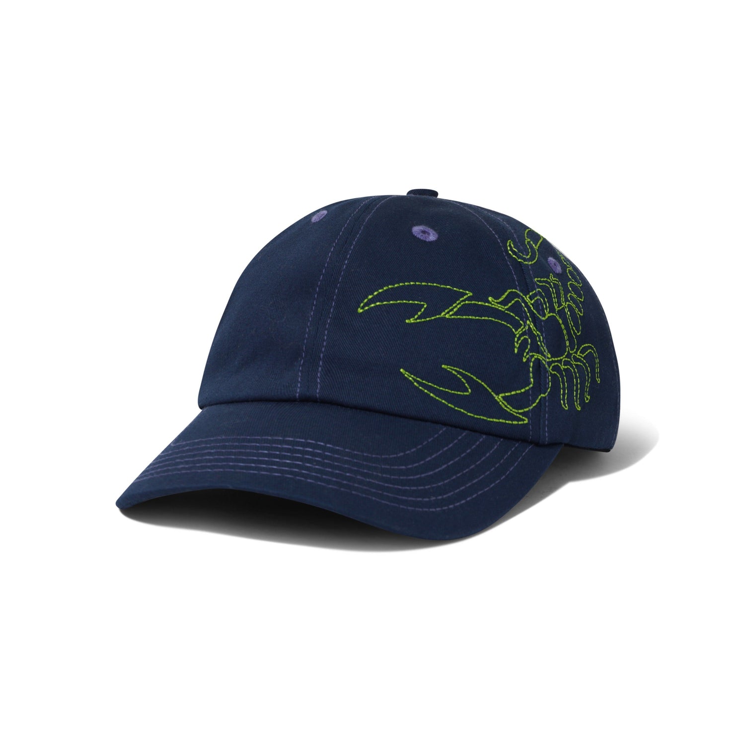 Scorpion 6 Panel Cap, Navy