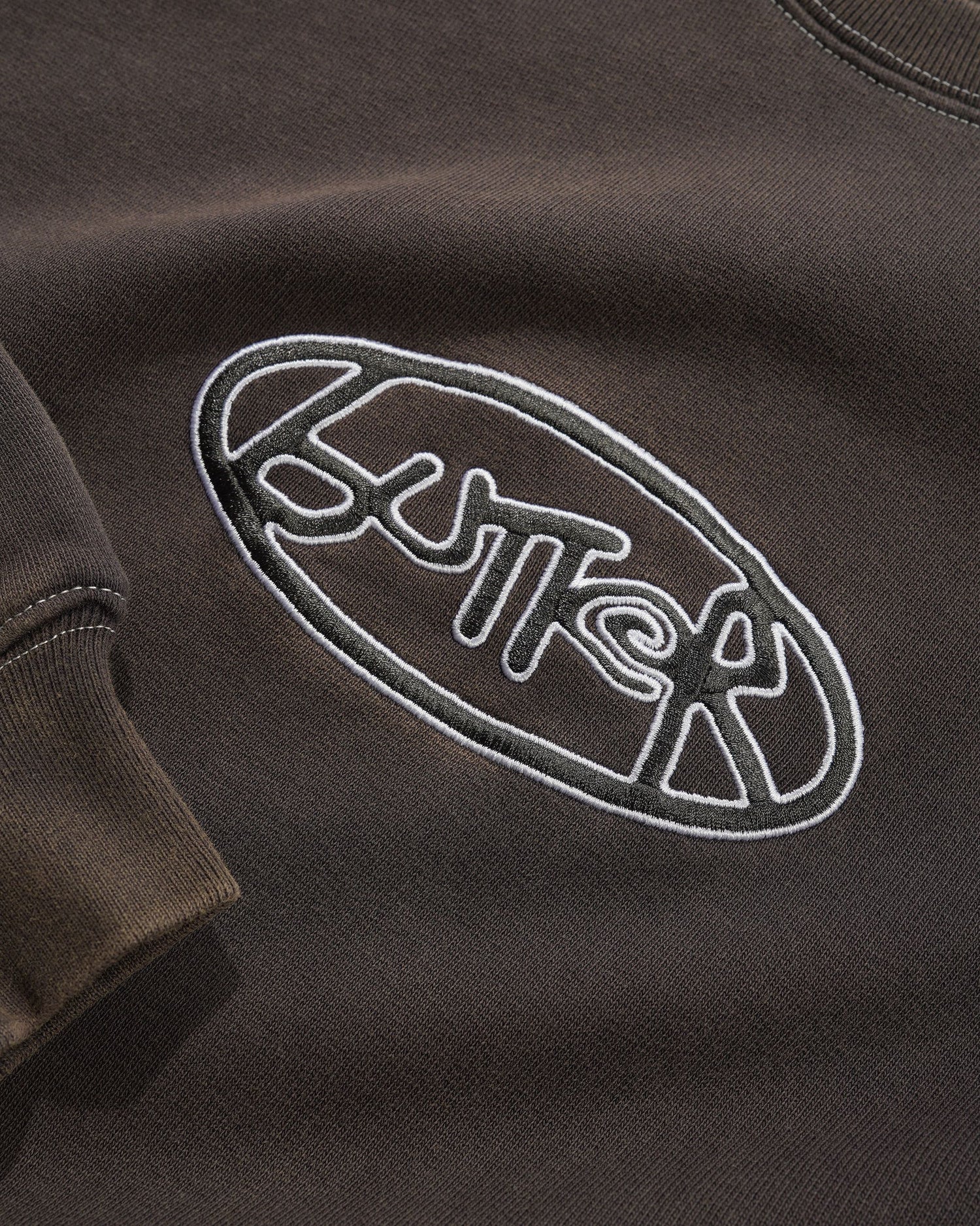 Abseil Crewneck, Washed Black