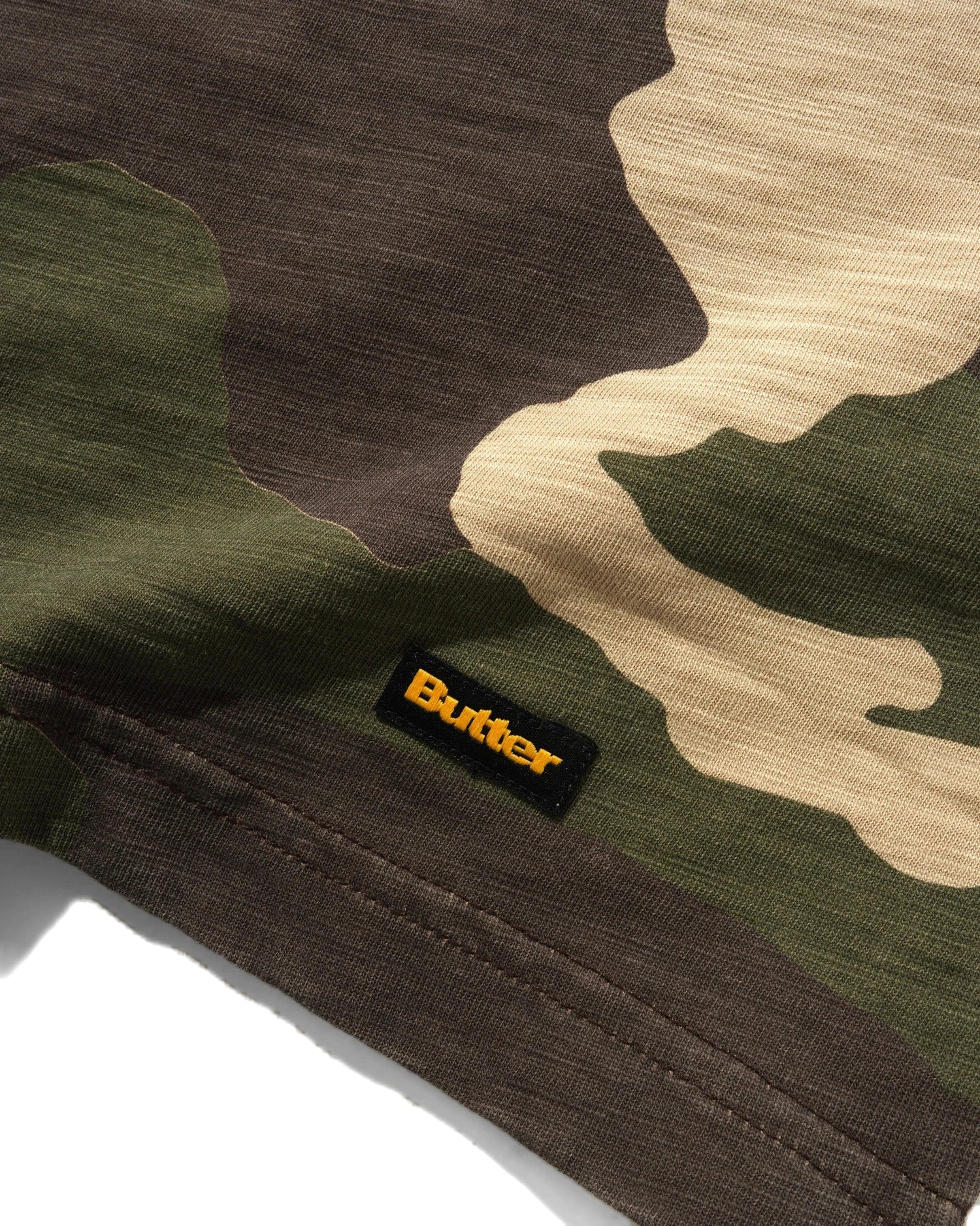 Slub Ringer Tee, Woodland Camo