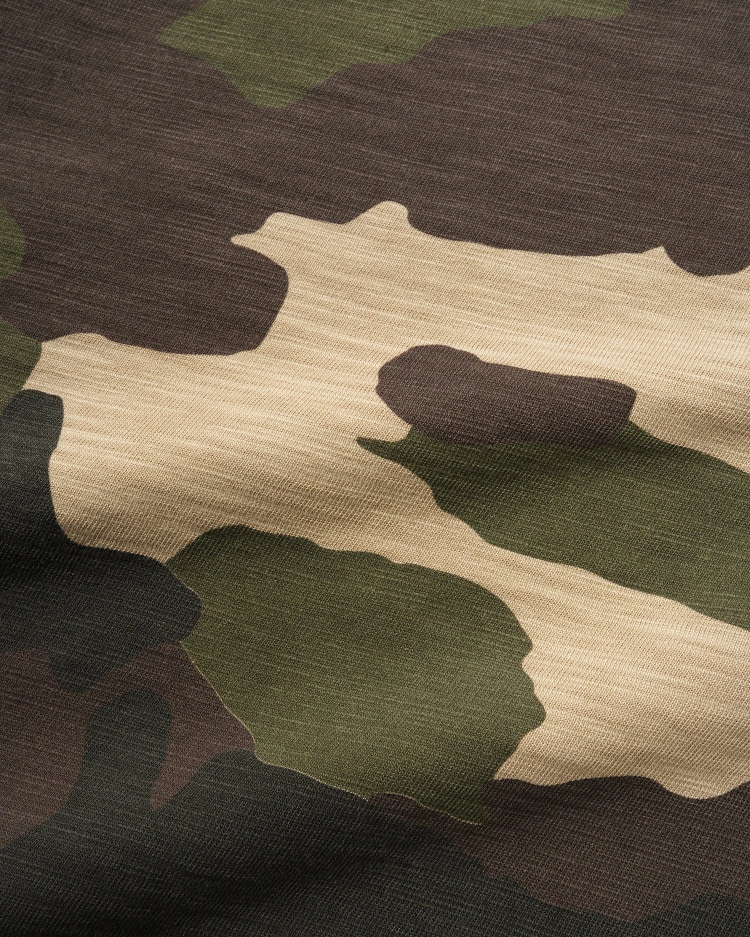 Slub Ringer Tee, Woodland Camo