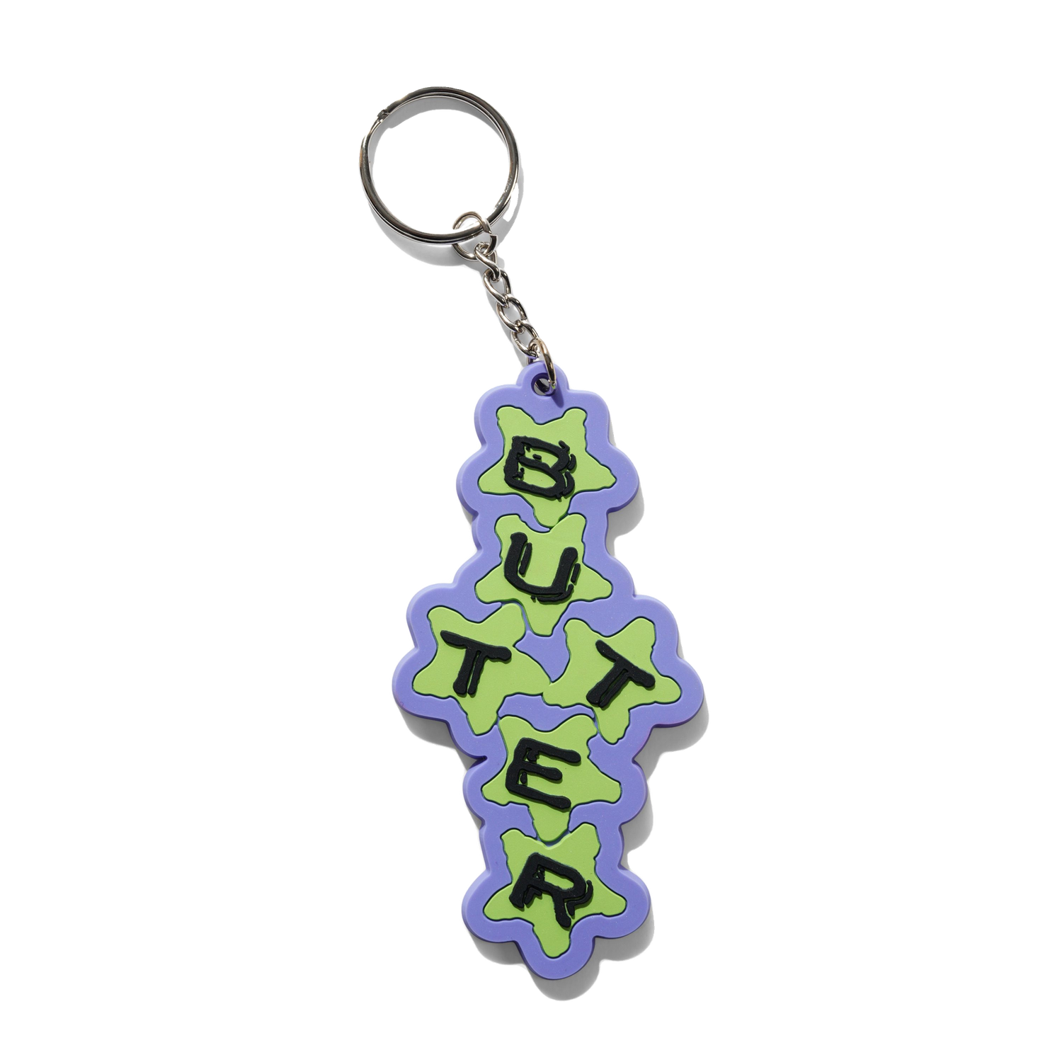 Stars Key Chain, Green / Blue