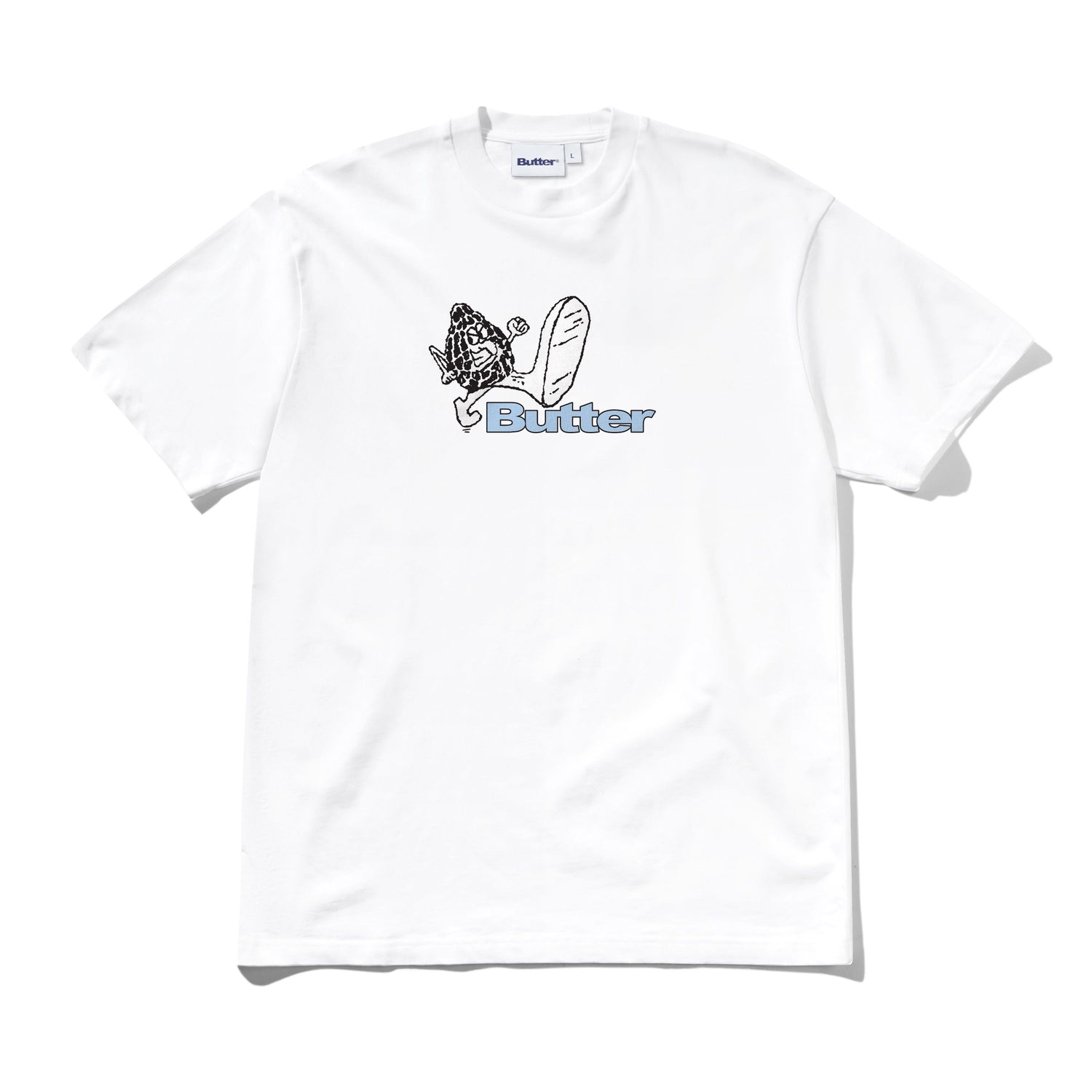 Steppin' Logo Tee, White