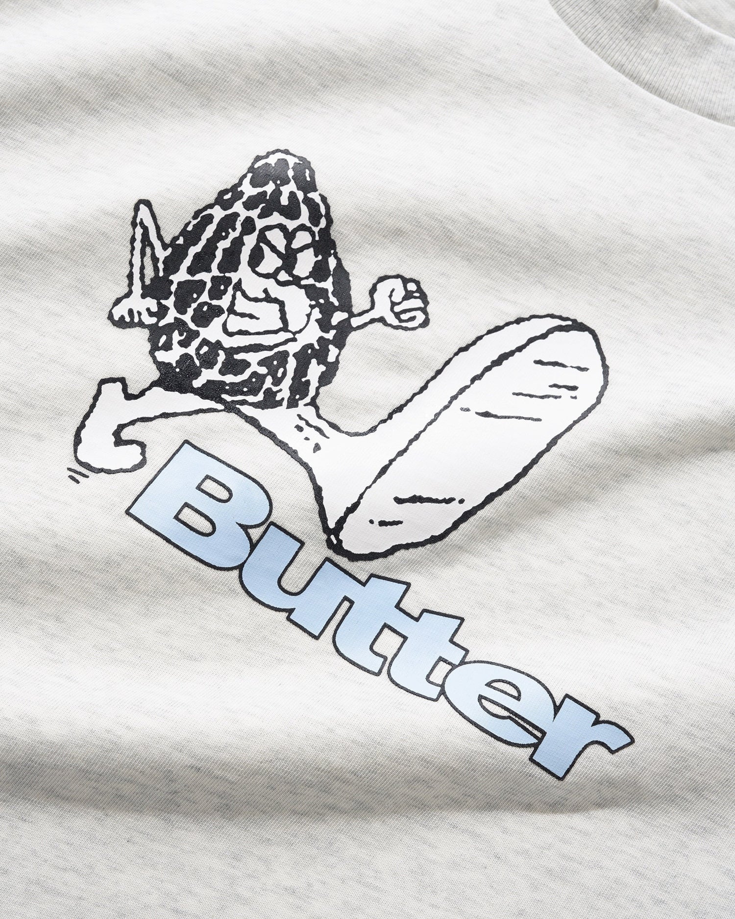 Steppin' Logo Tee, Ash