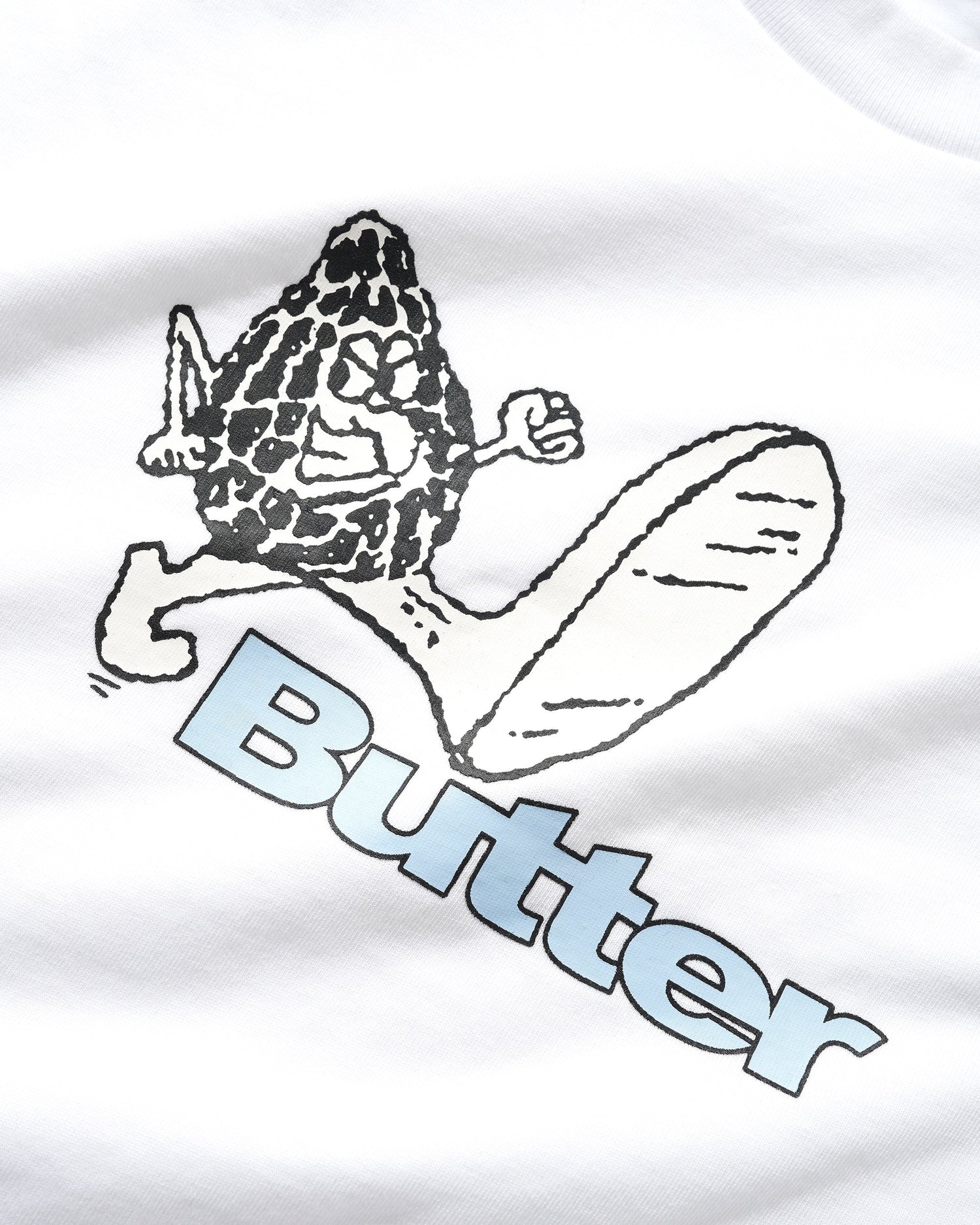 Steppin' Logo Tee, White