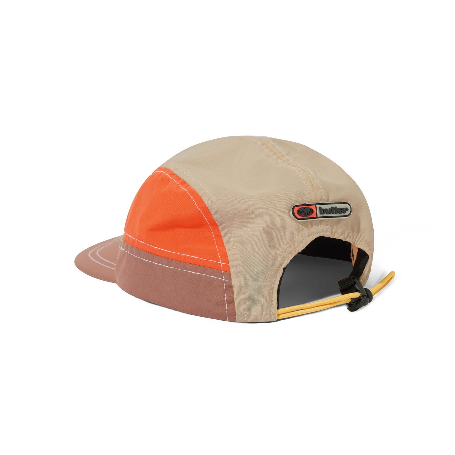 Stream 4 Panel Cap, Khaki / Citrus