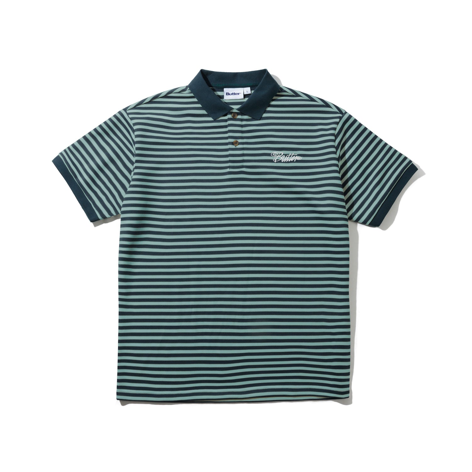 Stripe Polo Shirt, Navy / Marine