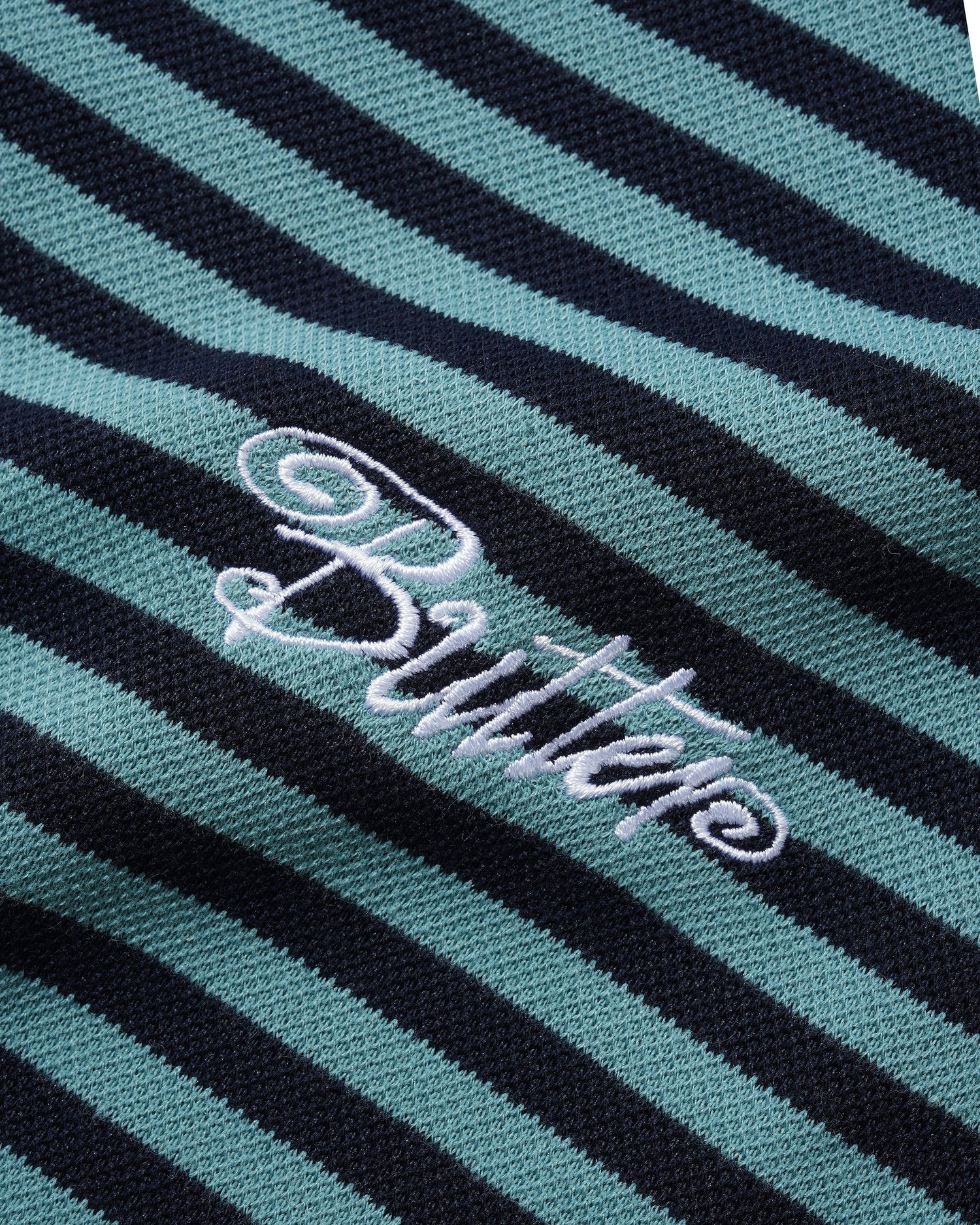 Stripe Polo Shirt, Navy / Marine