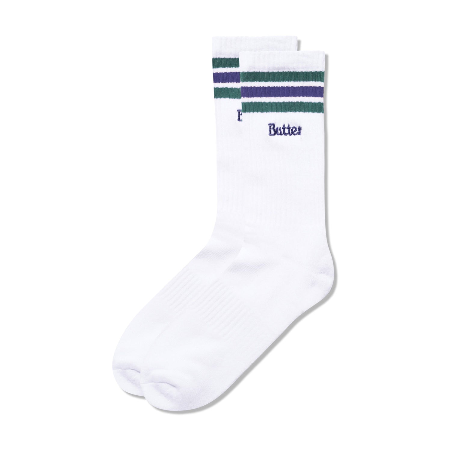 Stripe Socks, White