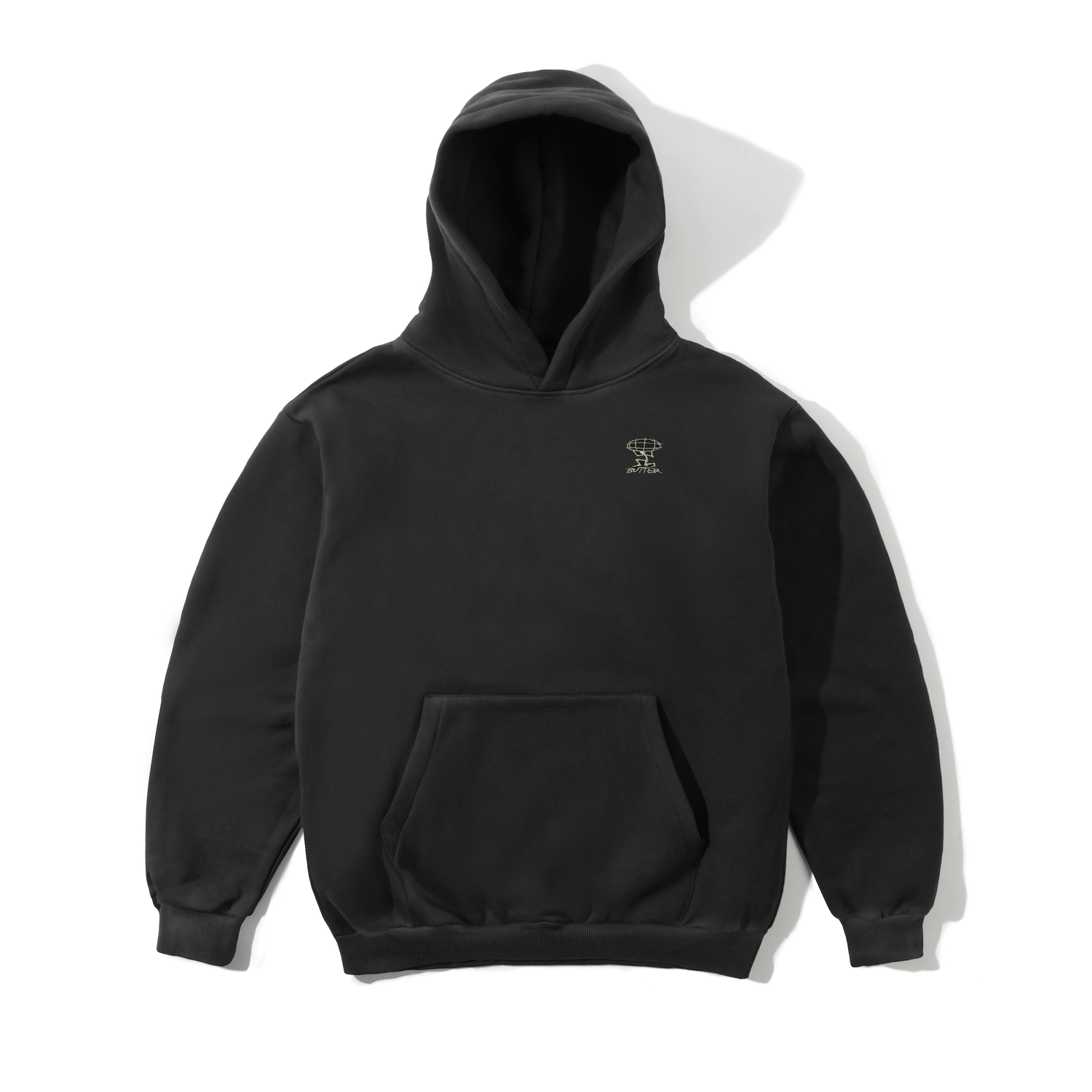 Terrain Basic Pullover Hood, Washed Black