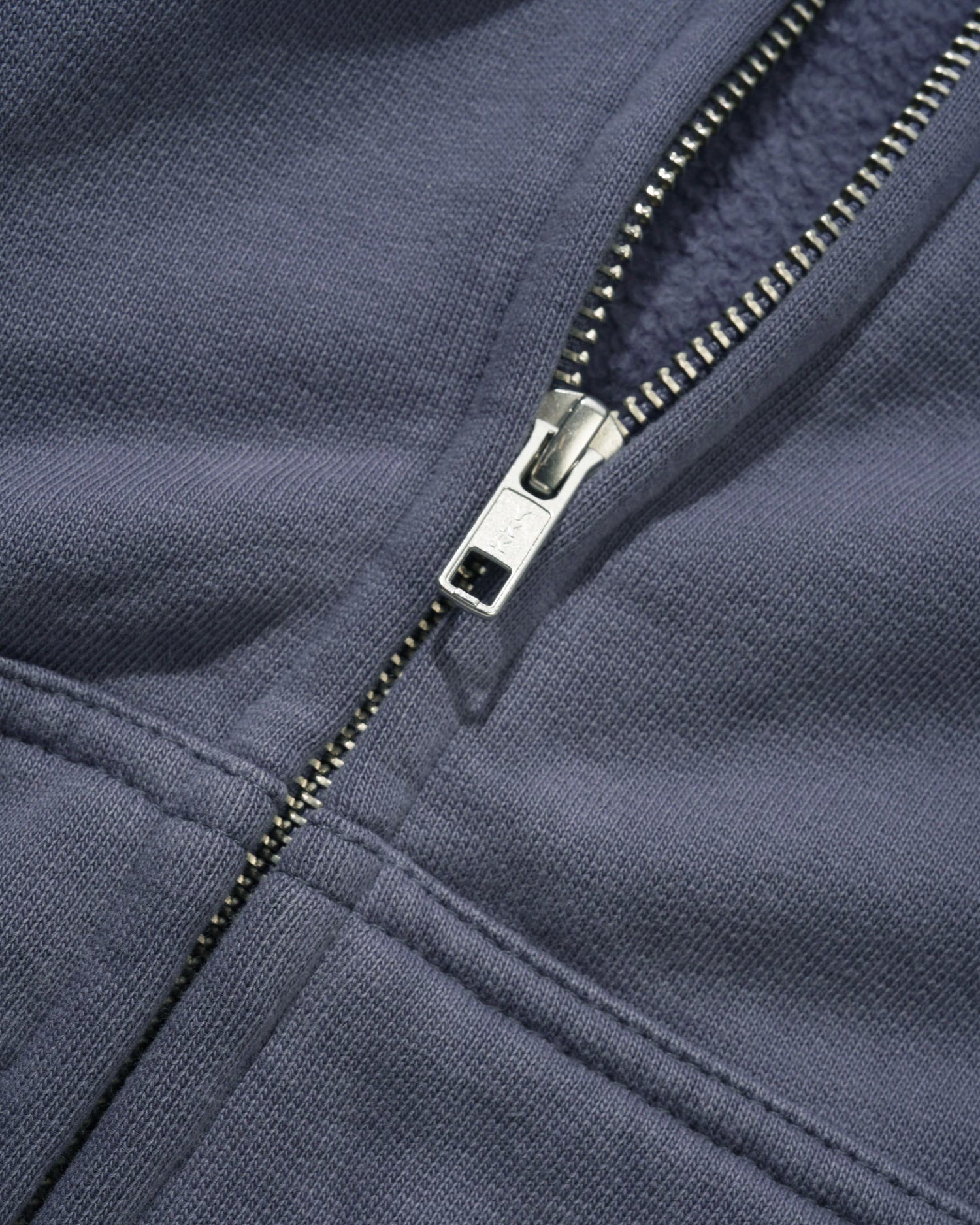 Terrain Basic Zip-Thru Hood, Washed Stone Blue