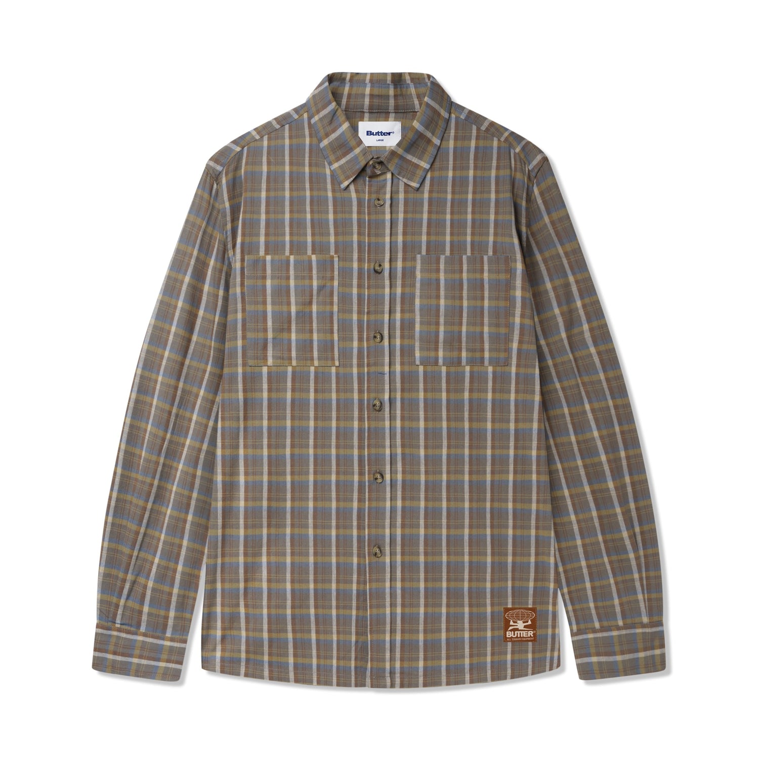 Terrain Plaid Shirt, Canteen