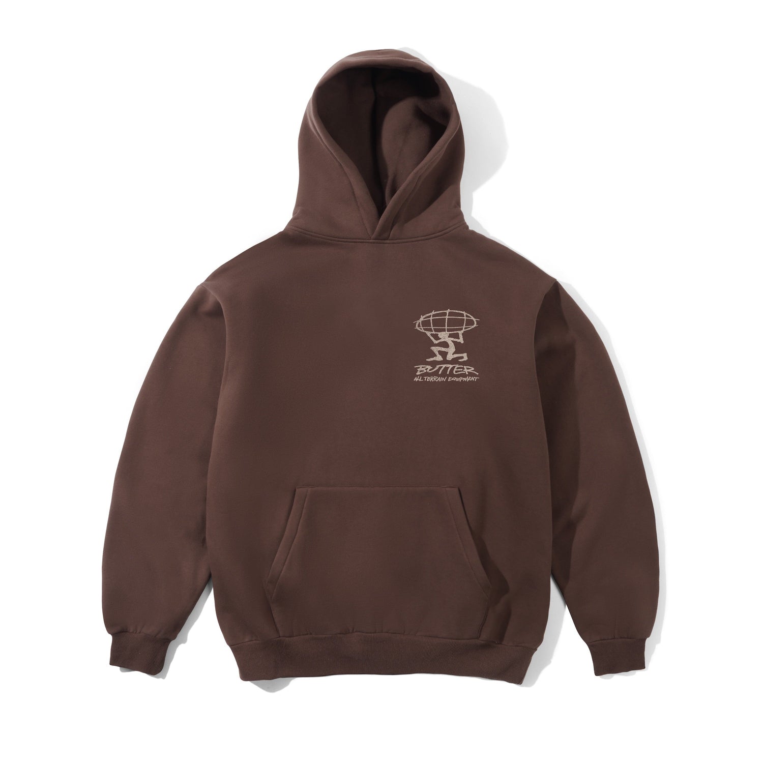 Terrain Pullover Hood, Brown