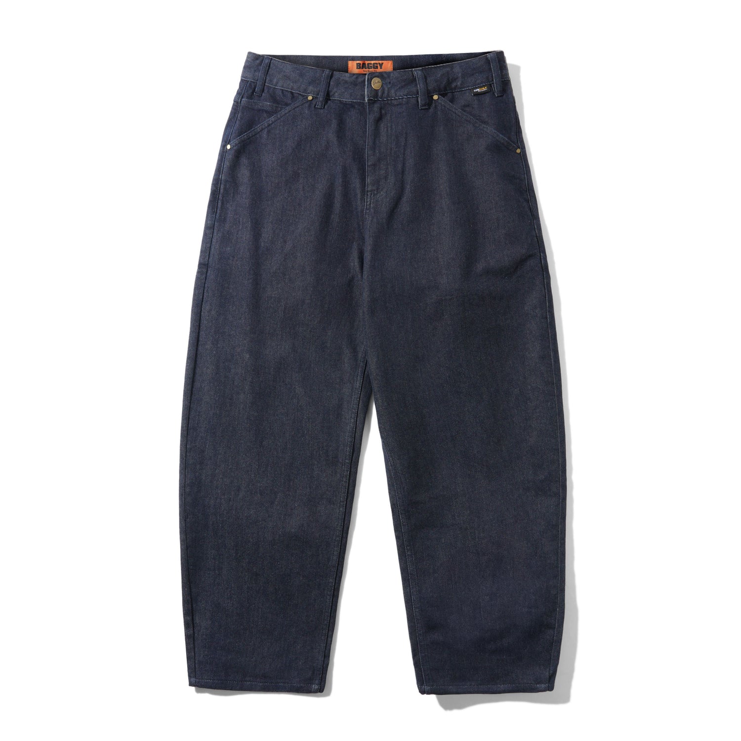 Trim Denim Jeans, Rinsed Indigo