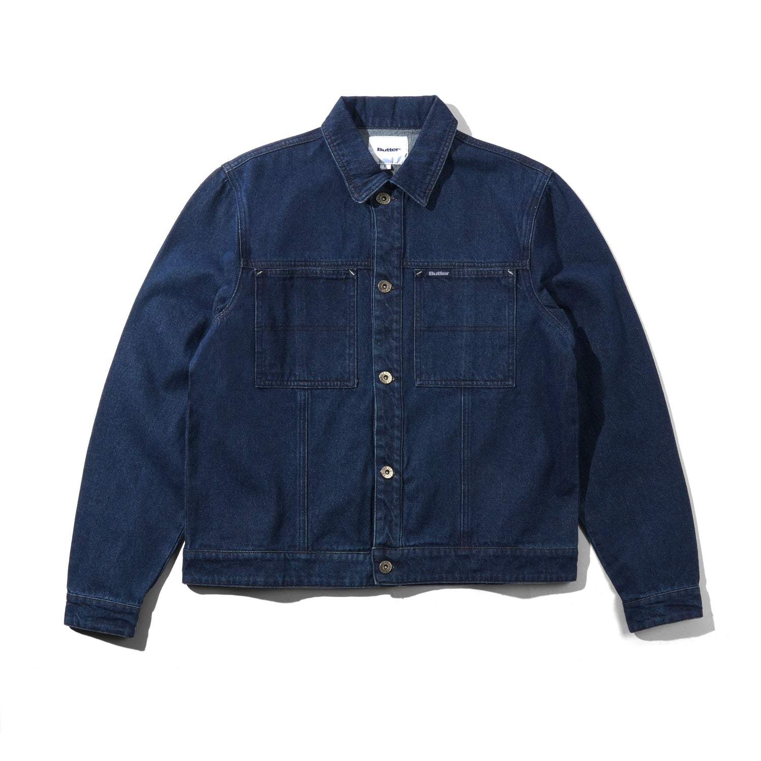 Trucker Denim Jacket, Dark Blue