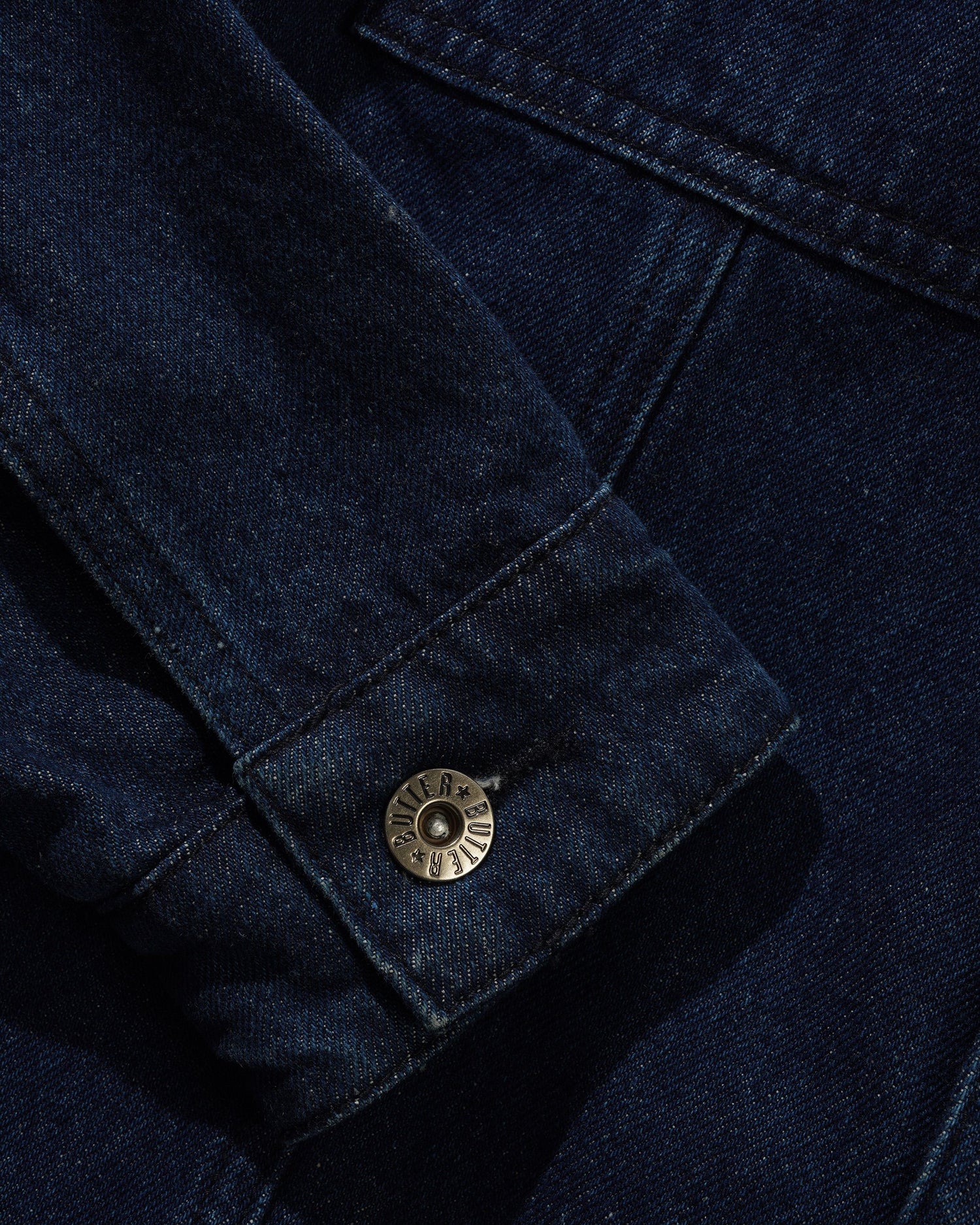 Trucker Denim Jacket, Dark Blue