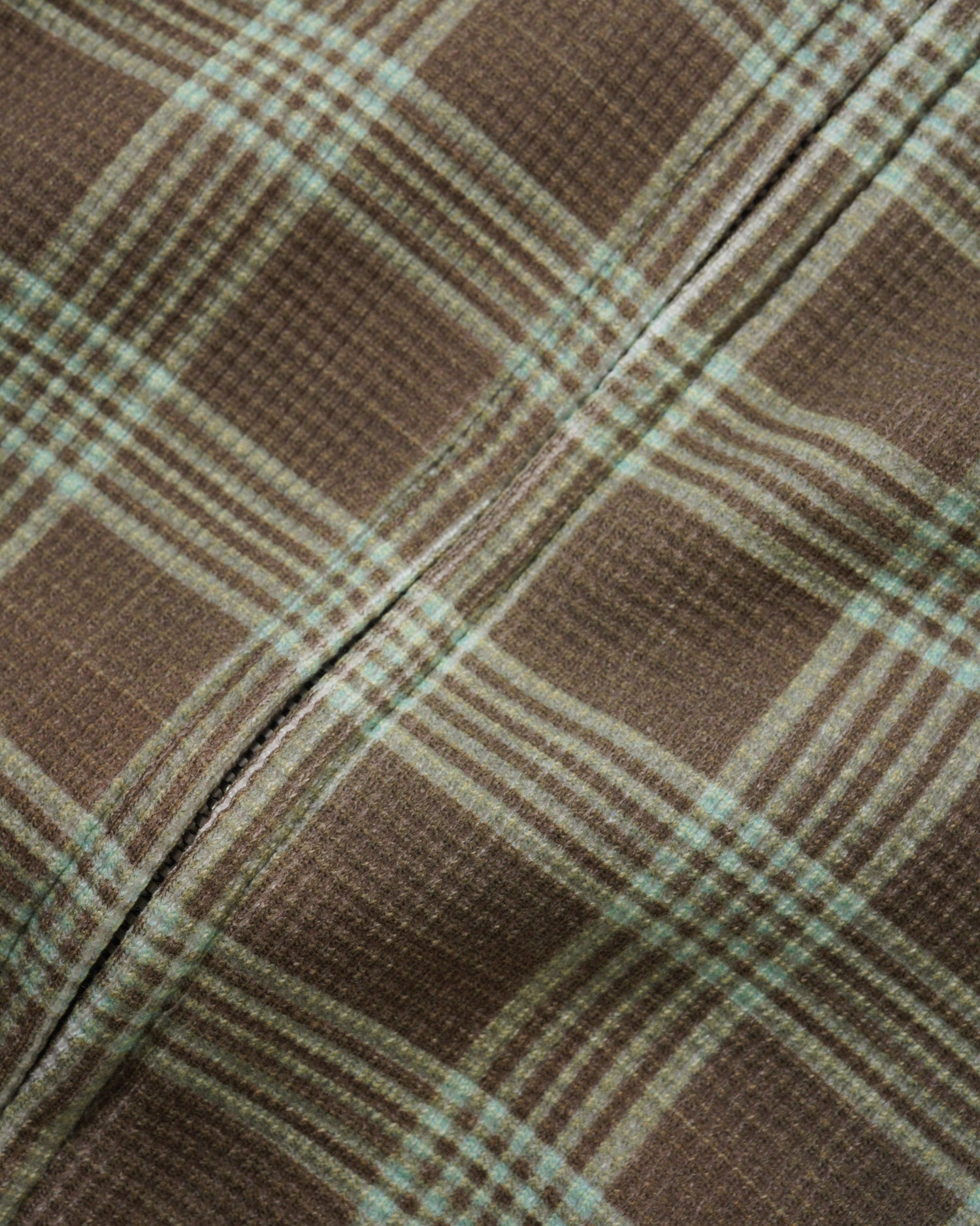 Waffle Zip-Thru Hood, Plaid