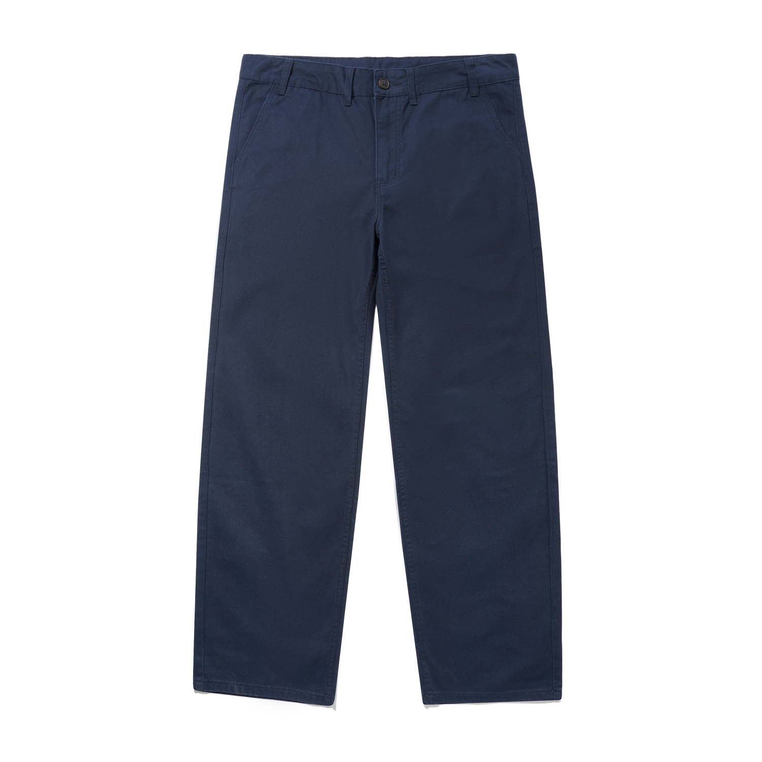 Washed Relaxed Pants, Navy