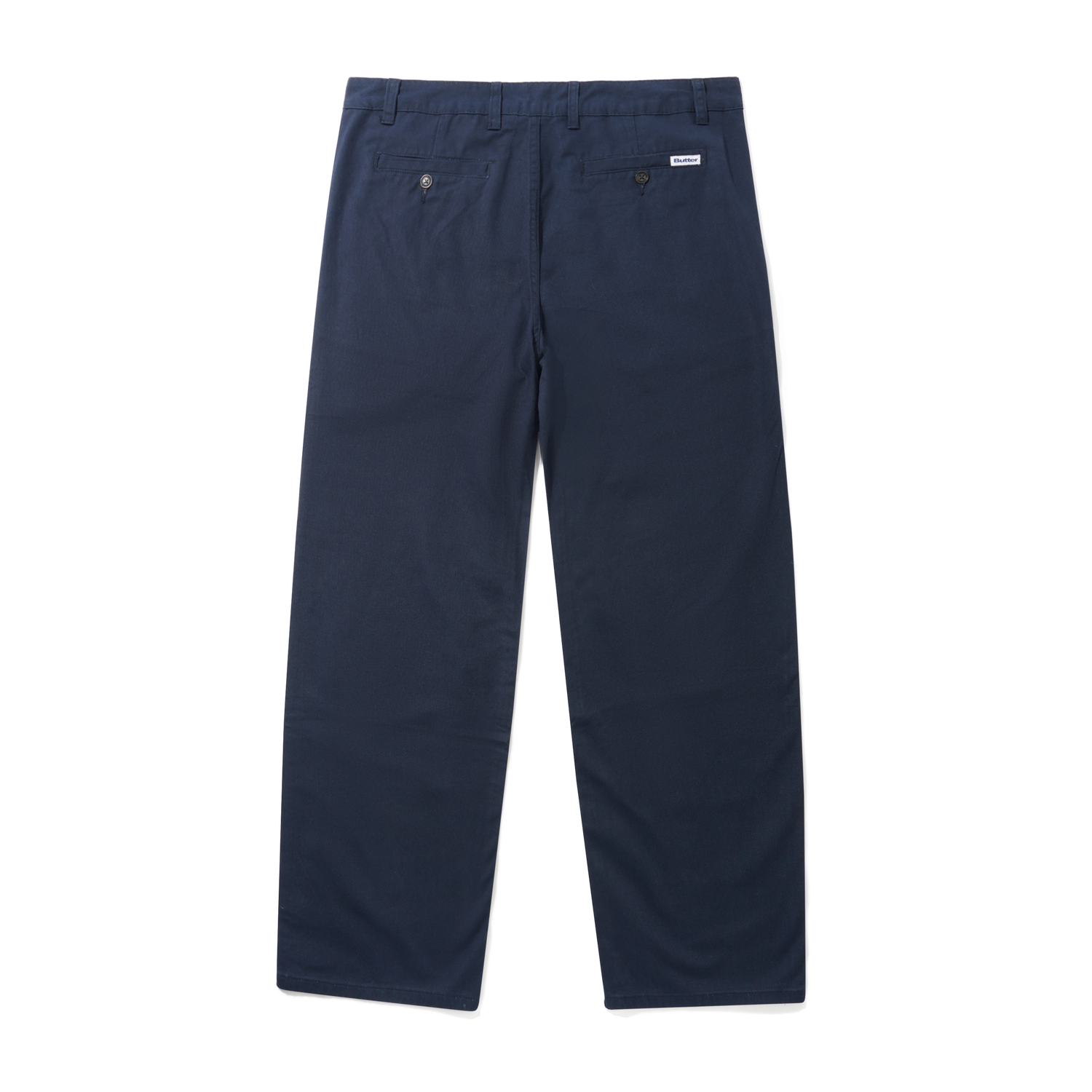 Washed Relaxed Pants, Navy