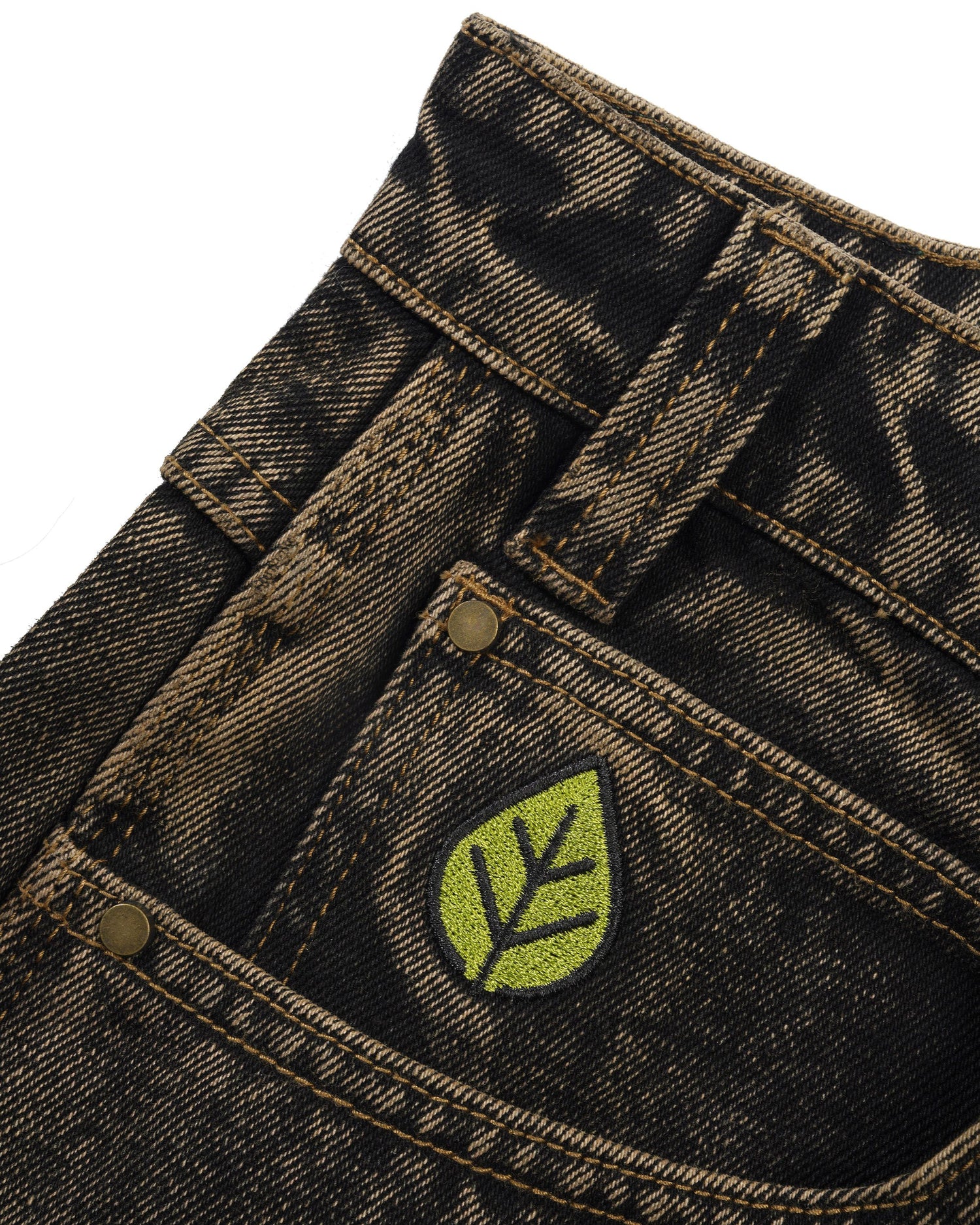 Weathergear Denim Jeans, Brown Tint