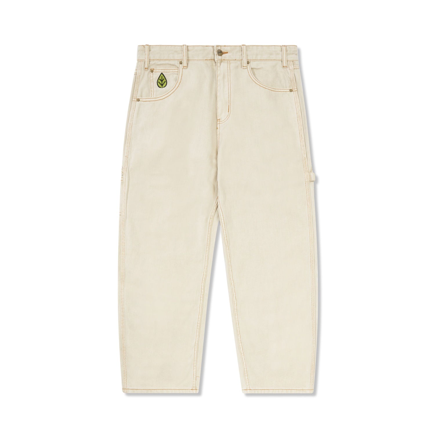 Weathergear Heavy Weight Denim Jeans, Washed Khaki