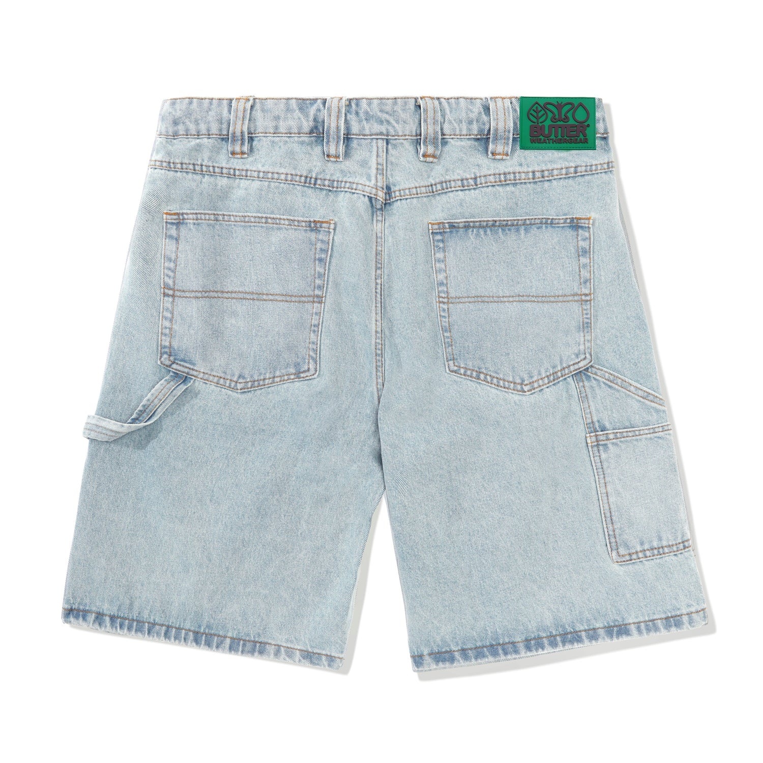 Weathergear Denim Shorts, Faded Light Wash