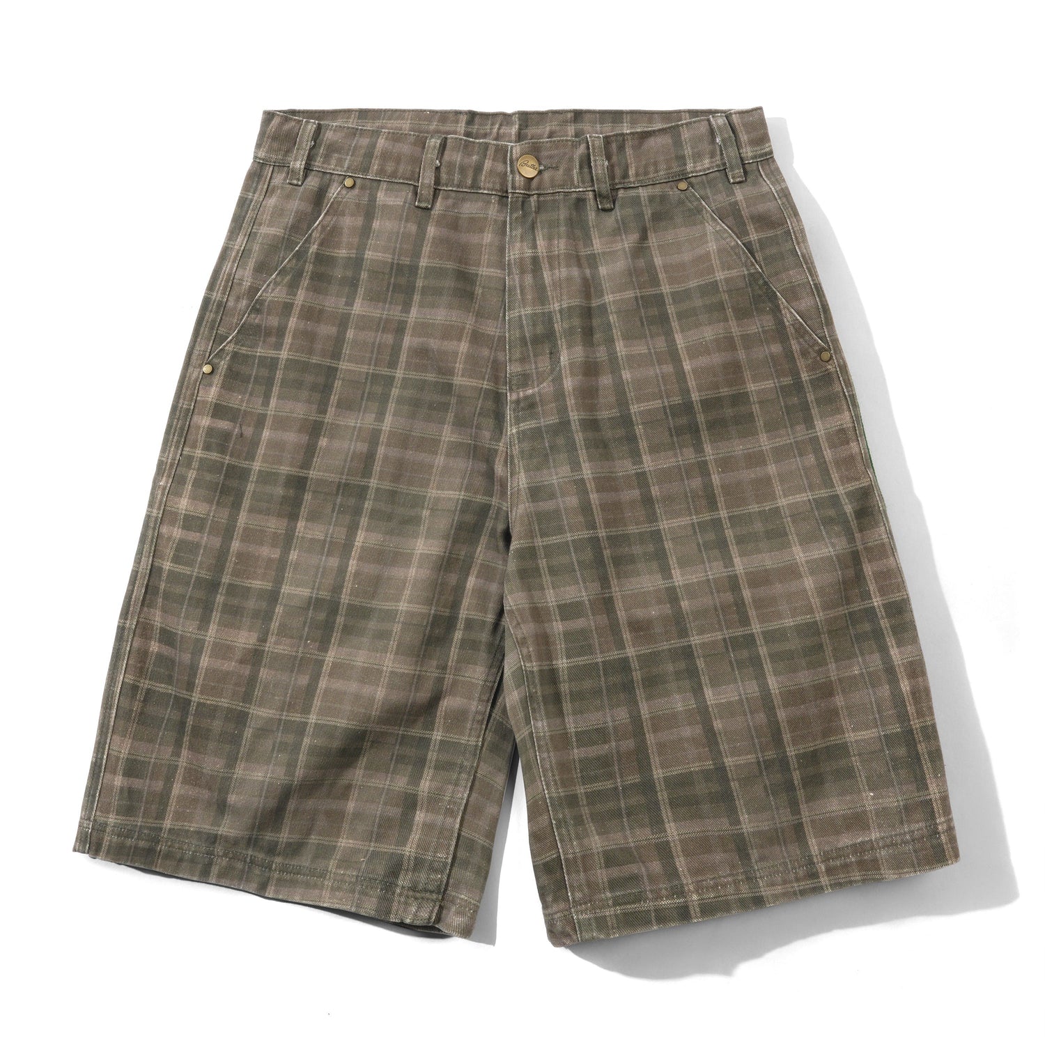 Work Shorts, Washed Plaid
