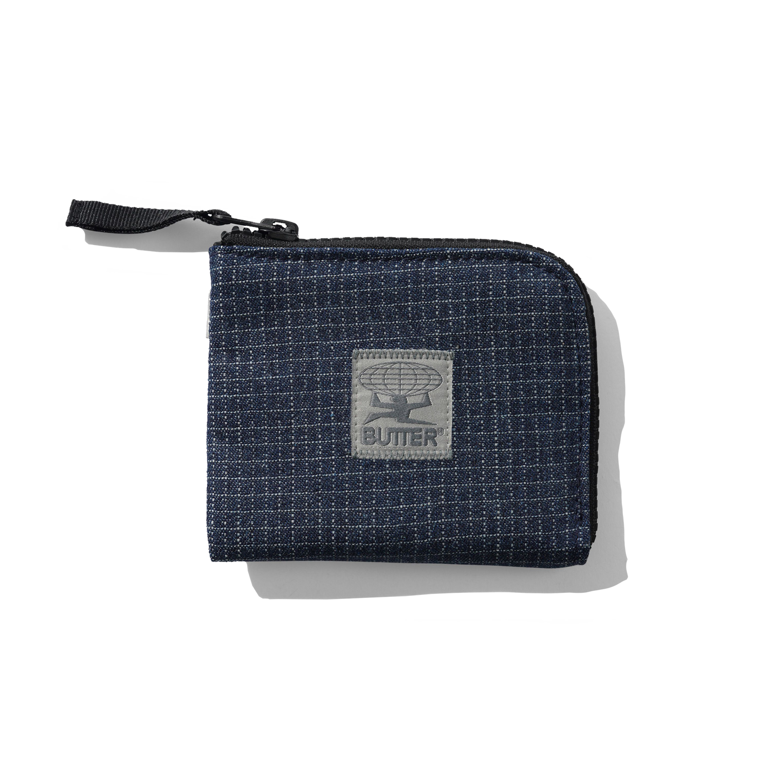 Zip Wallet, Denim