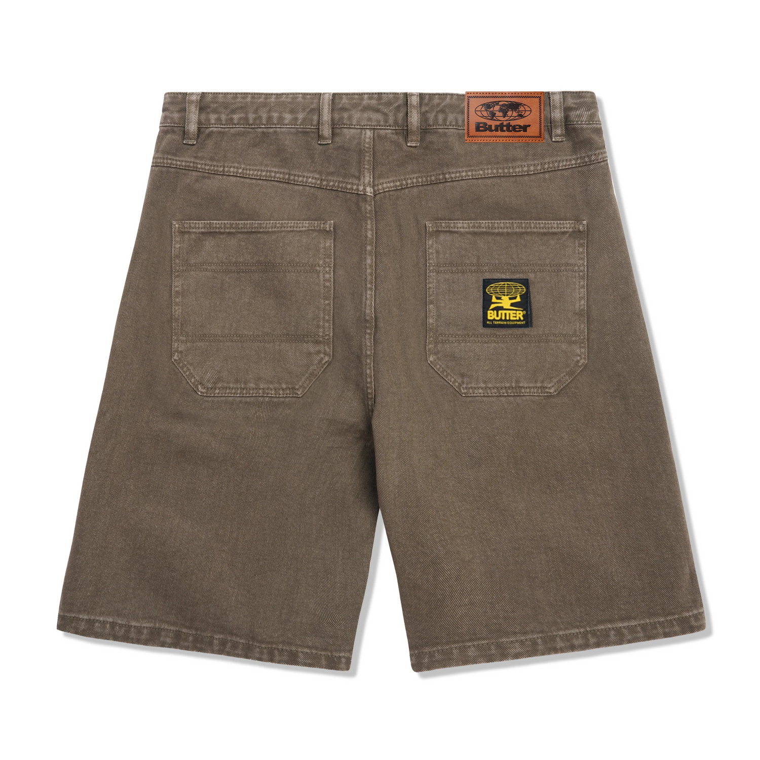 Patch Pocket Denim Shorts, Sandalwood