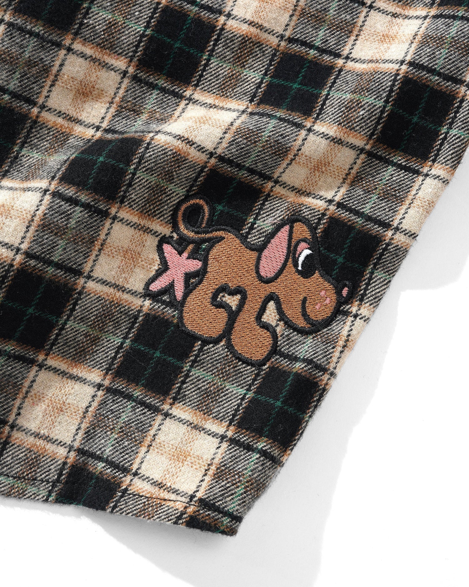 Pooch Flannel Shirt, Black