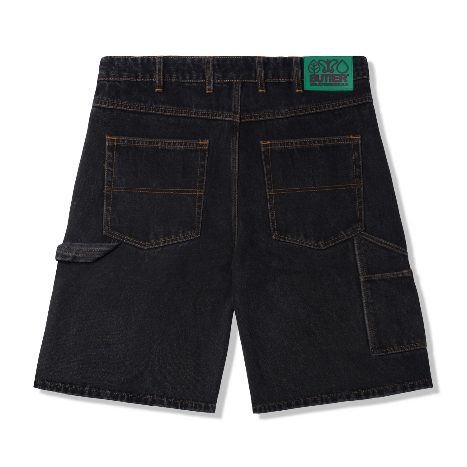Black jean shorts png online